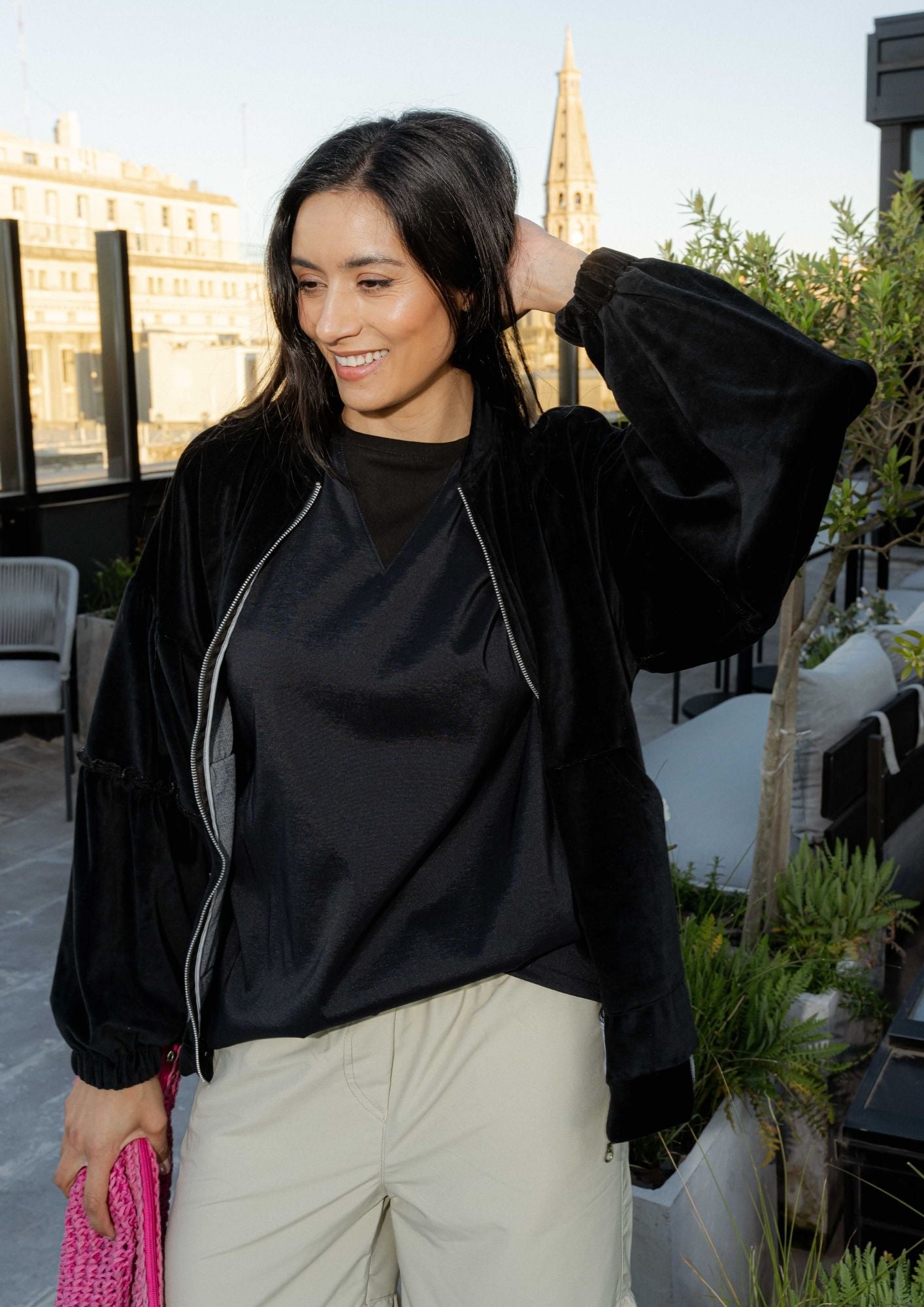 Campera Senda / Negro