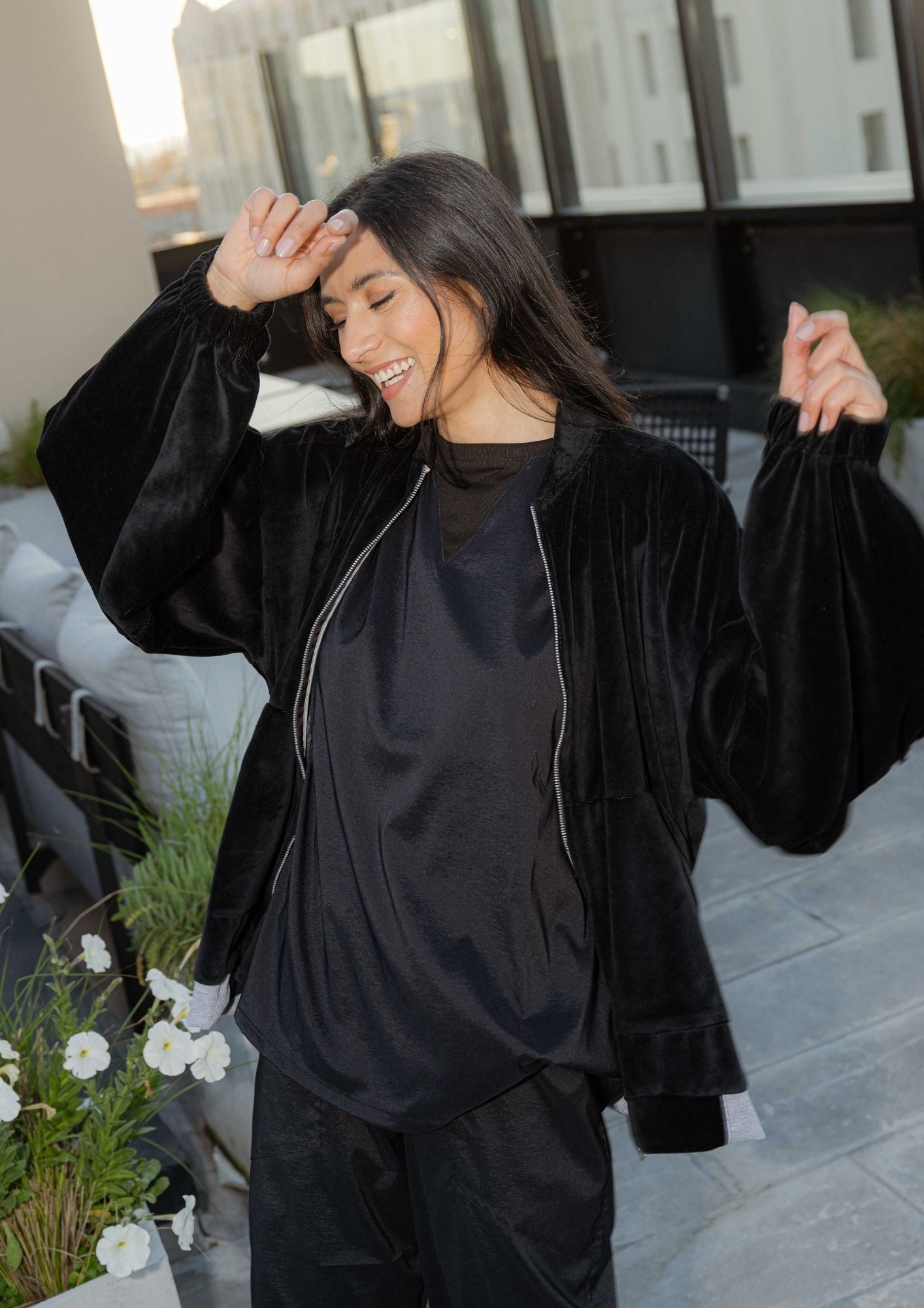 Campera Senda / Negro