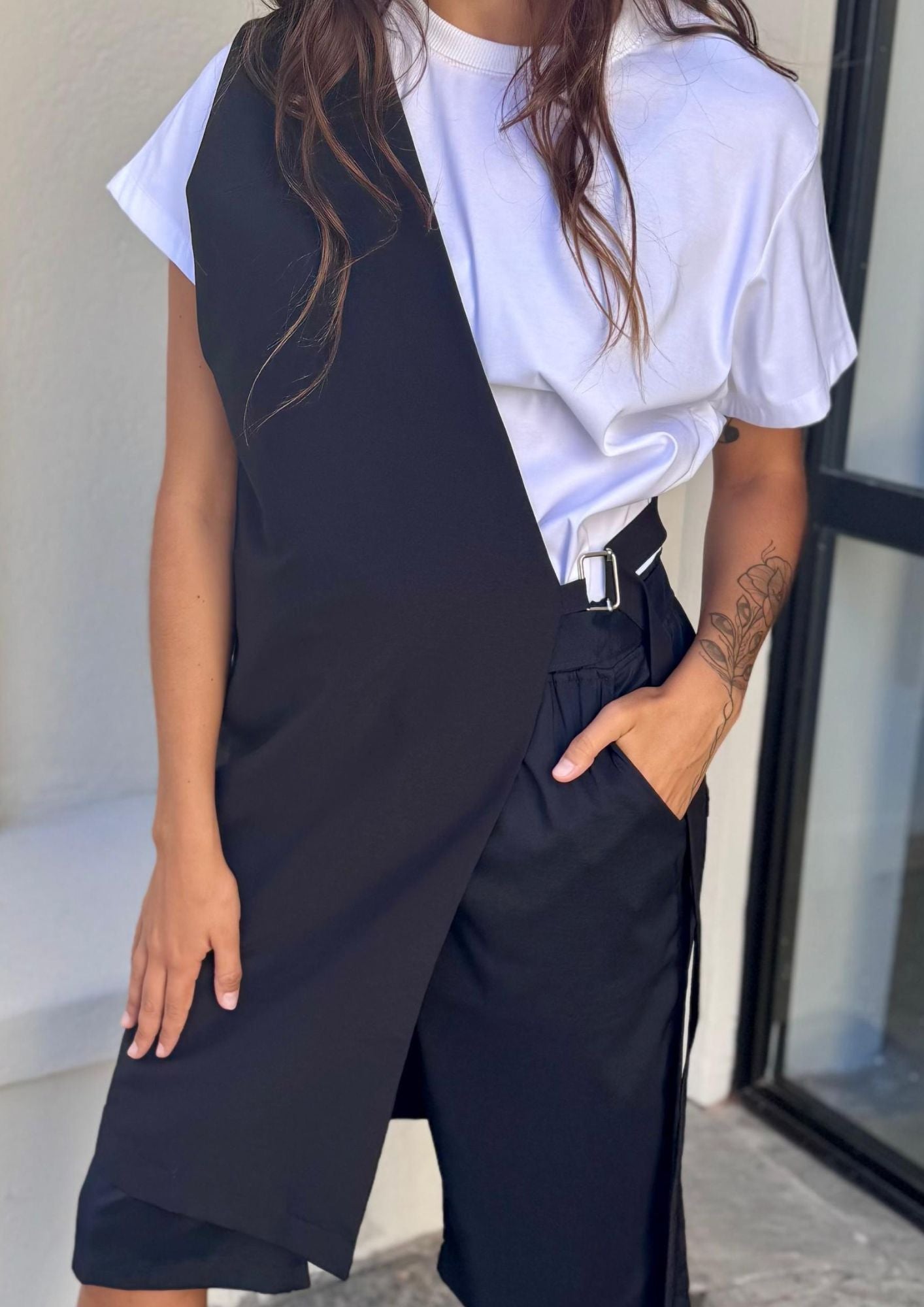 Delantal Sur / Negro