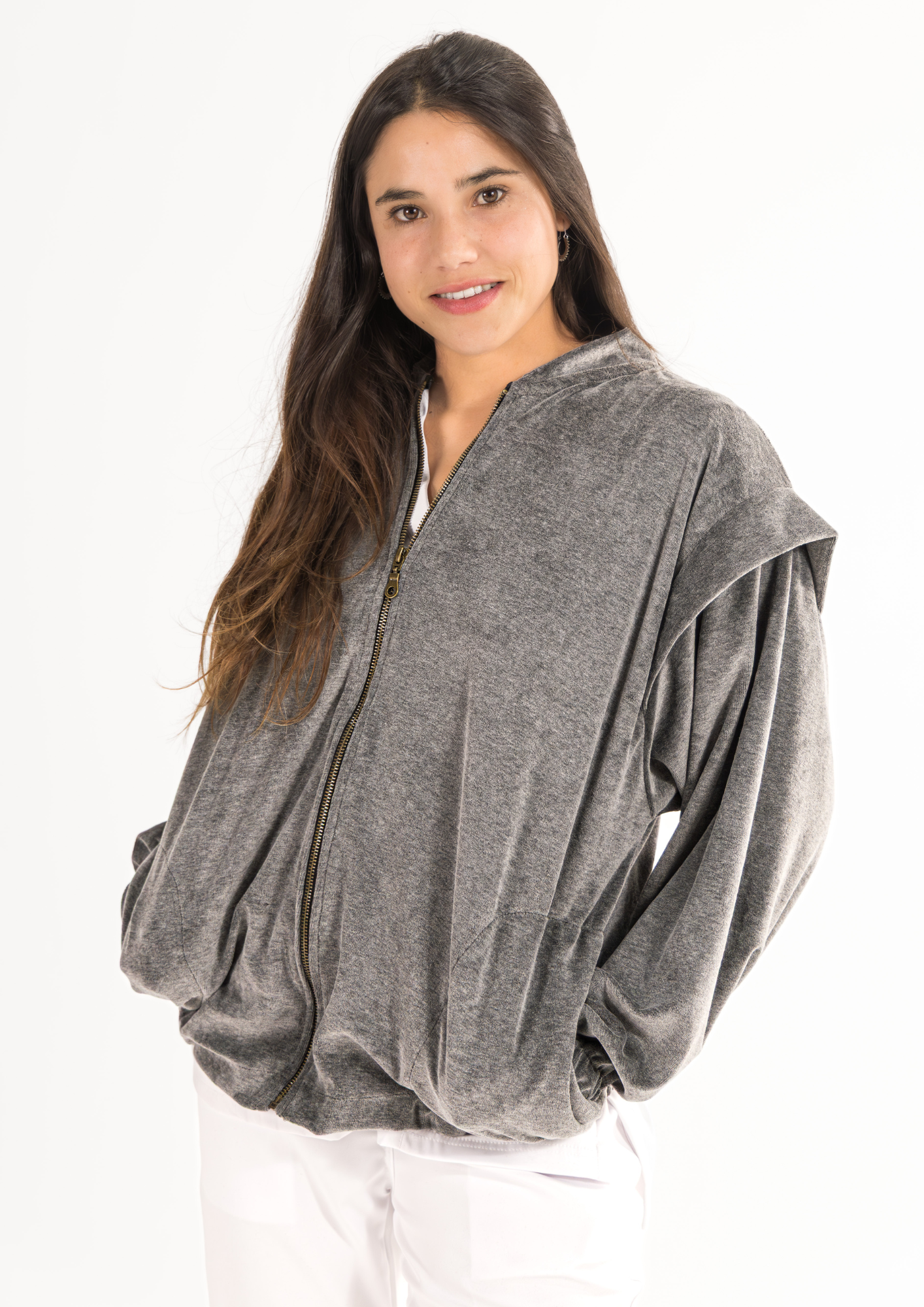 CAMPERA ACACIA / GRIS OSCURO
