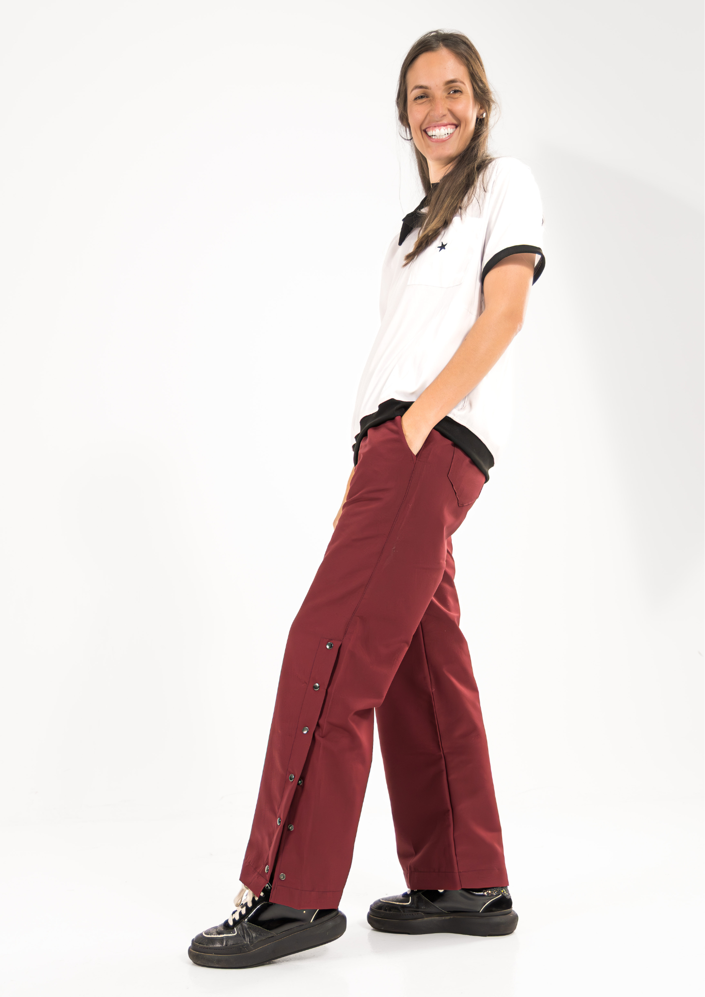 PANTALON NARDO / BORDO