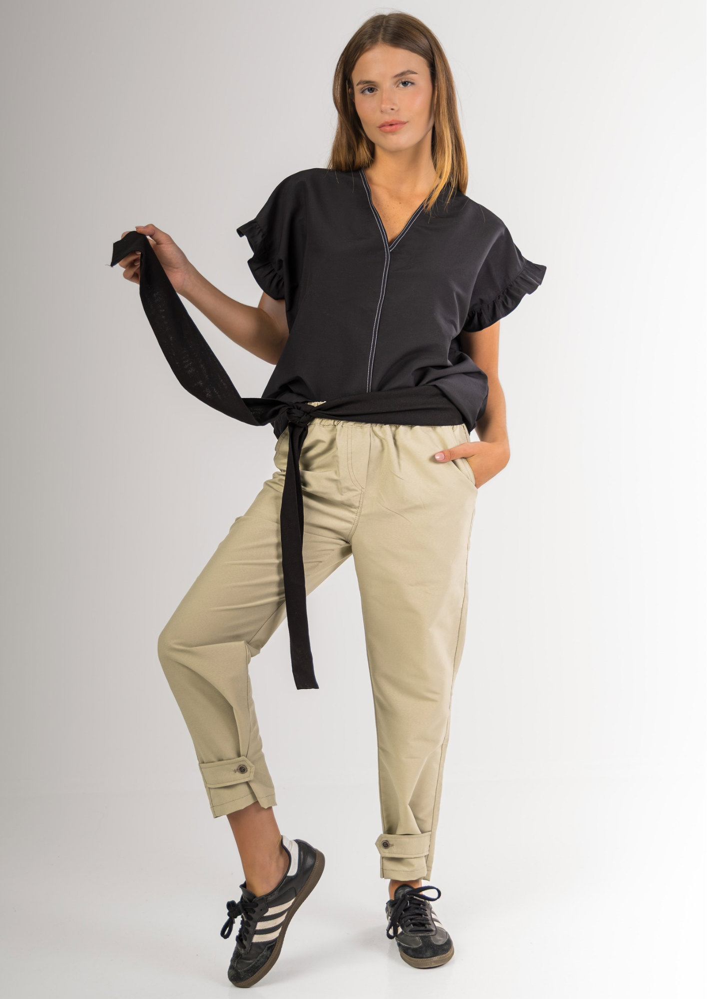 PANTALON LOTO / BEIGE