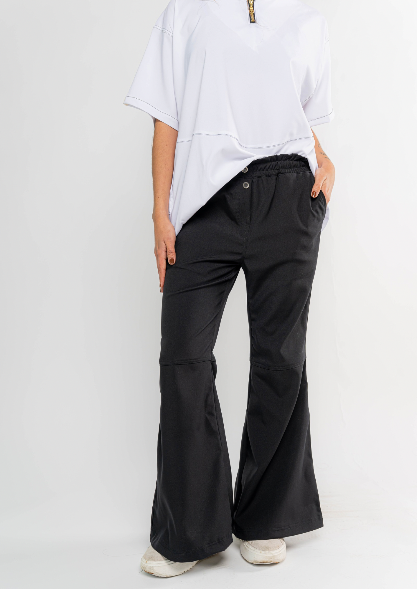 PANTALON OLIVO / NEGRO