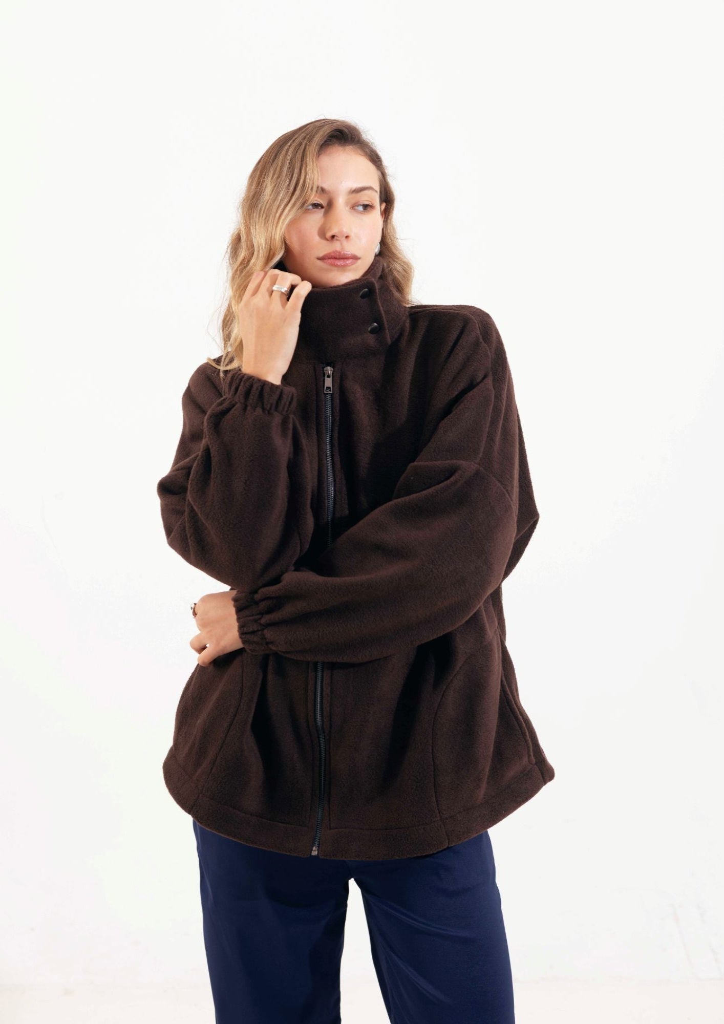 ABRIGO POLAR UCHU / MARRON