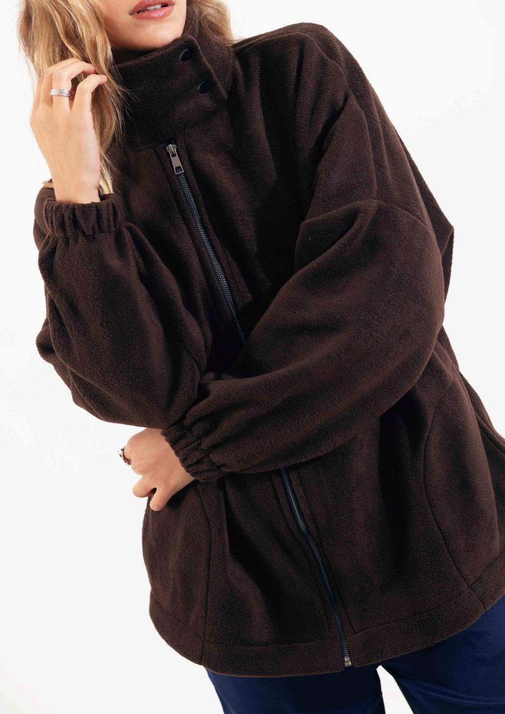 ABRIGO POLAR UCHU / MARRON