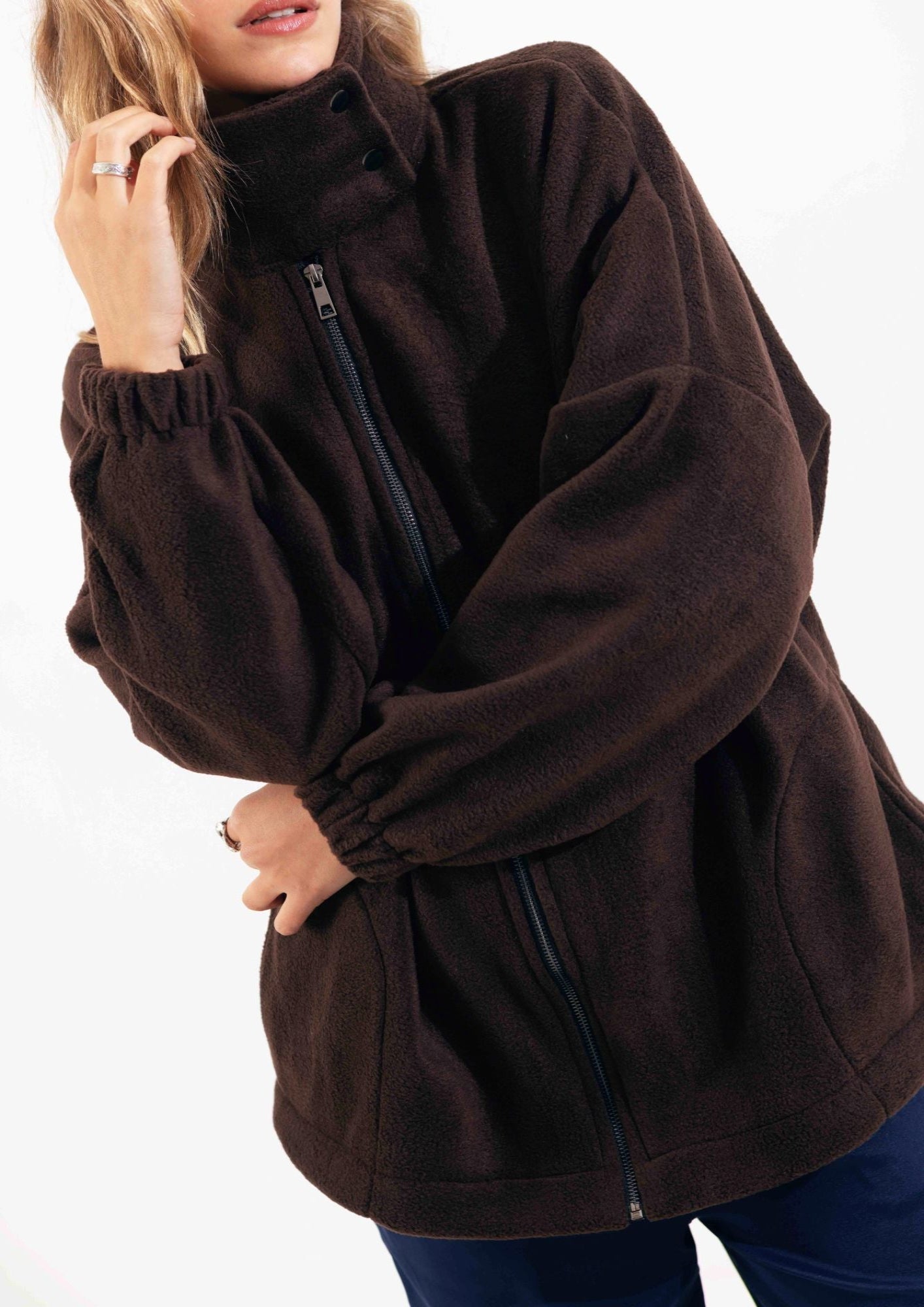ABRIGO POLAR UCHU / MARRON