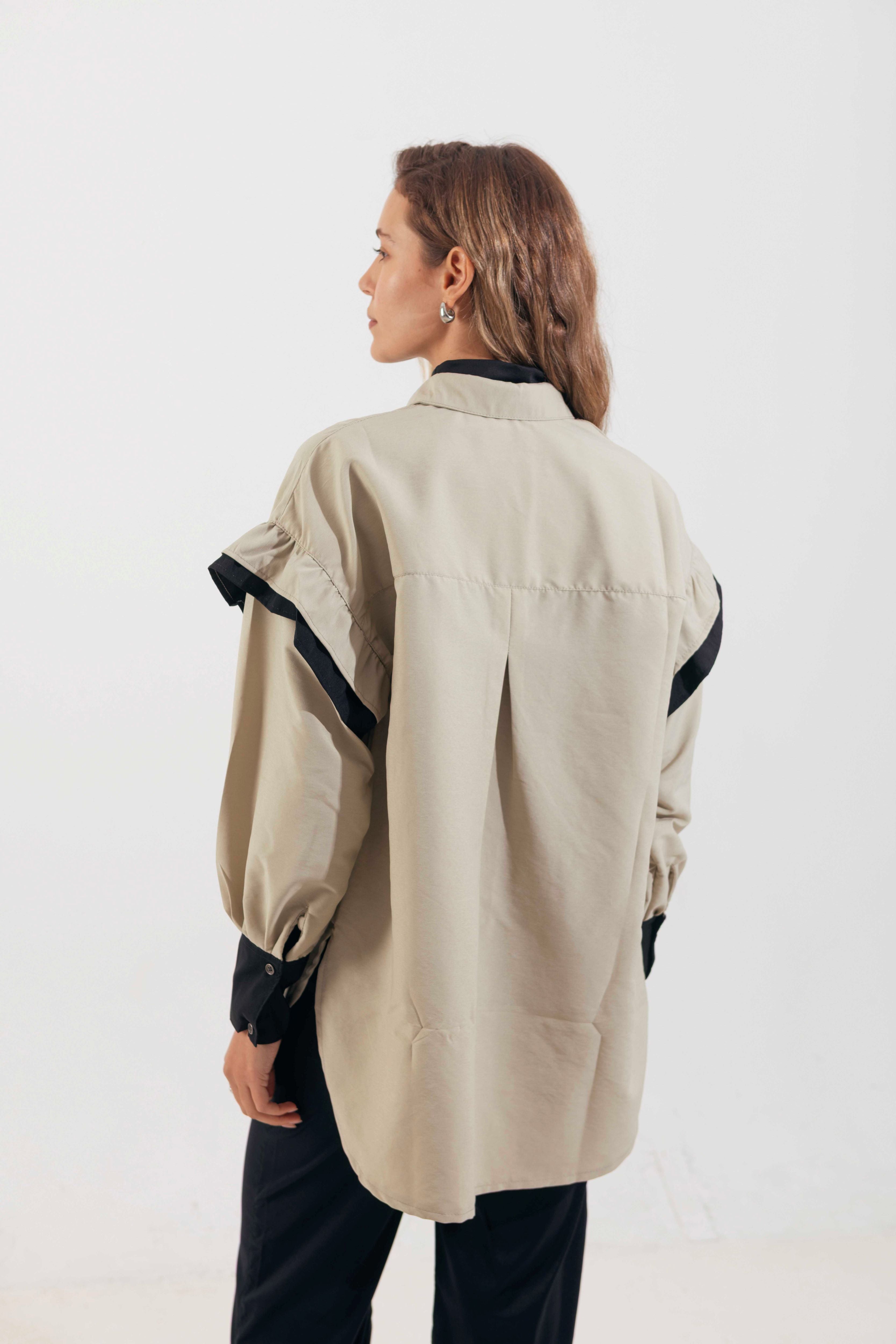 Casaca Makai Manga Larga / Beige
