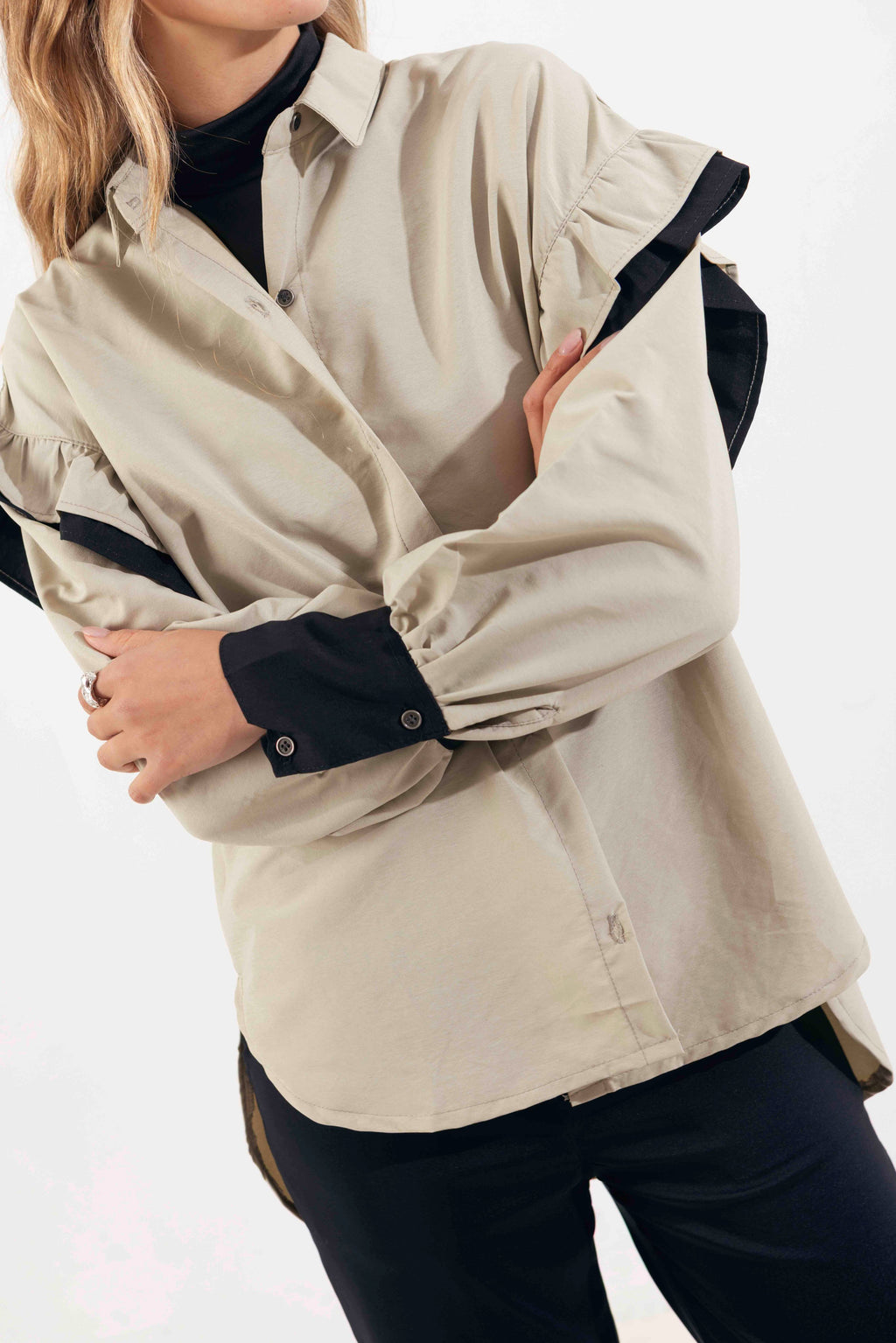 Casaca Makai Manga Larga / Beige