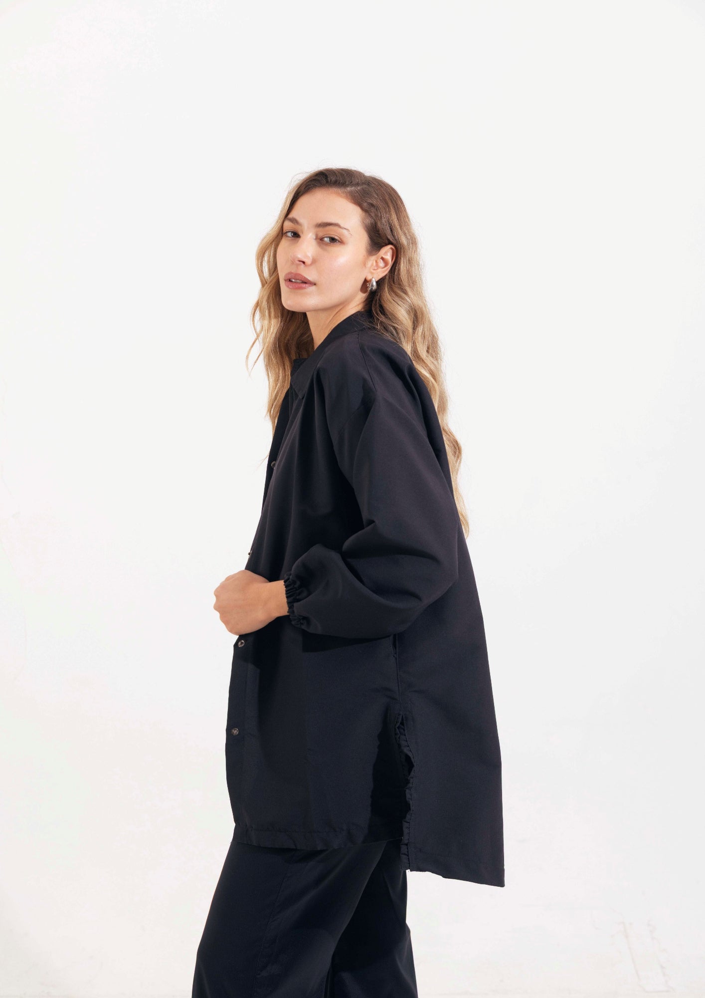 Túnica Margarita / Negro