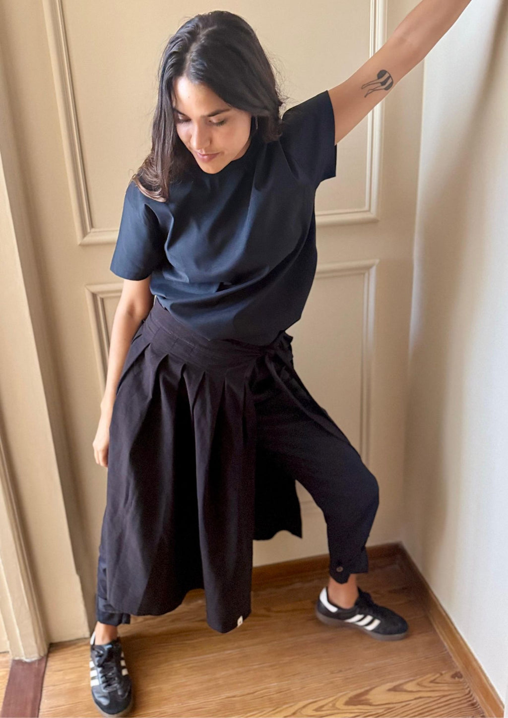 Delantal Asia / Negro