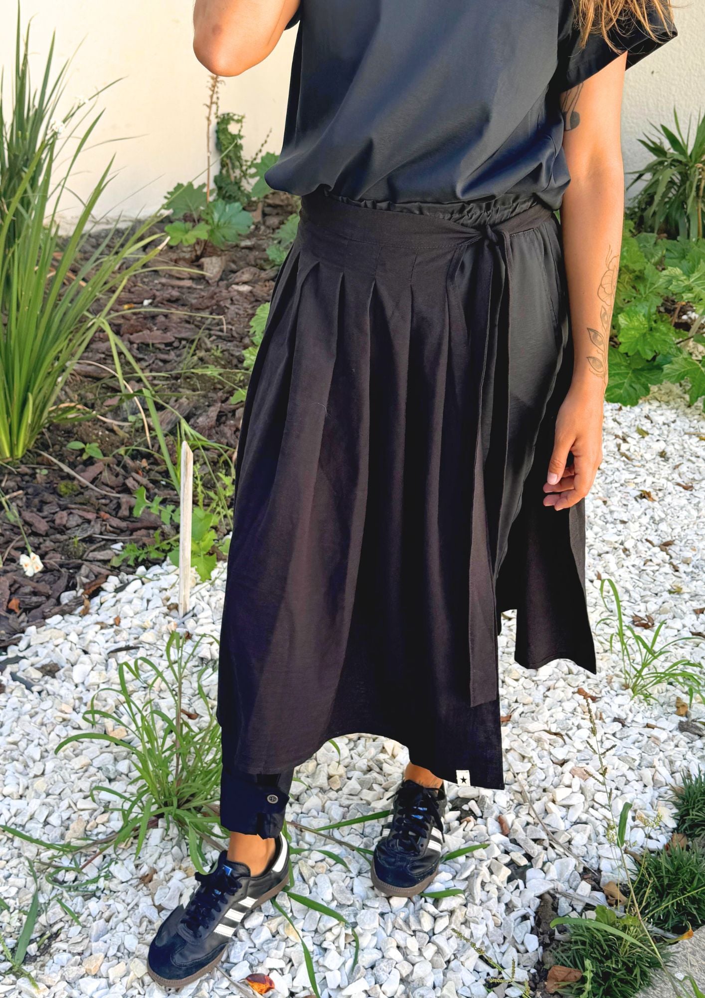 Delantal Asia / Negro