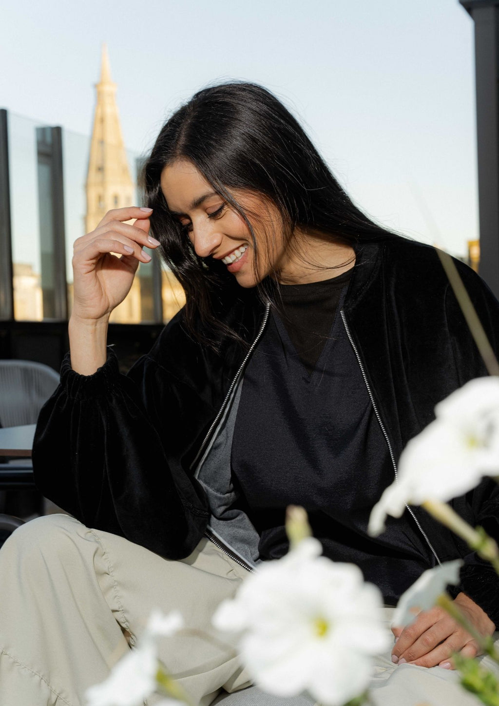 Campera Senda / Negro