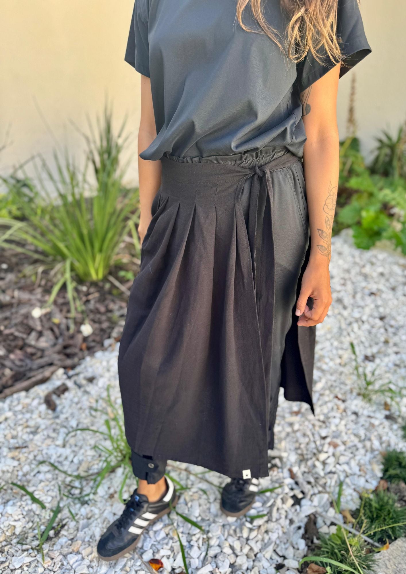 Delantal Asia / Negro