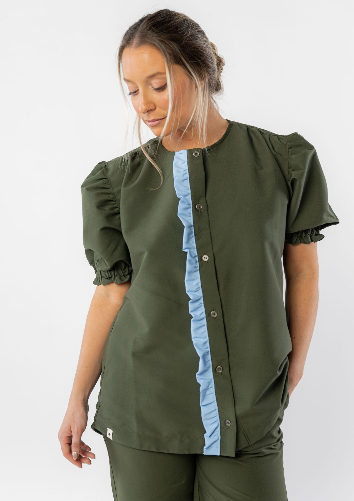 Casaca Alegría / Verde y Celeste