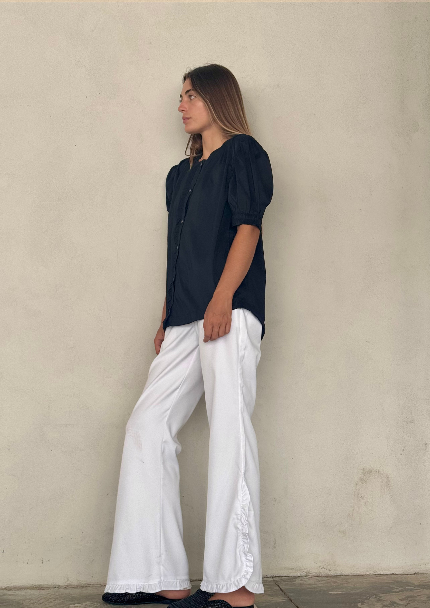 Pantalon Tilo / Blanco