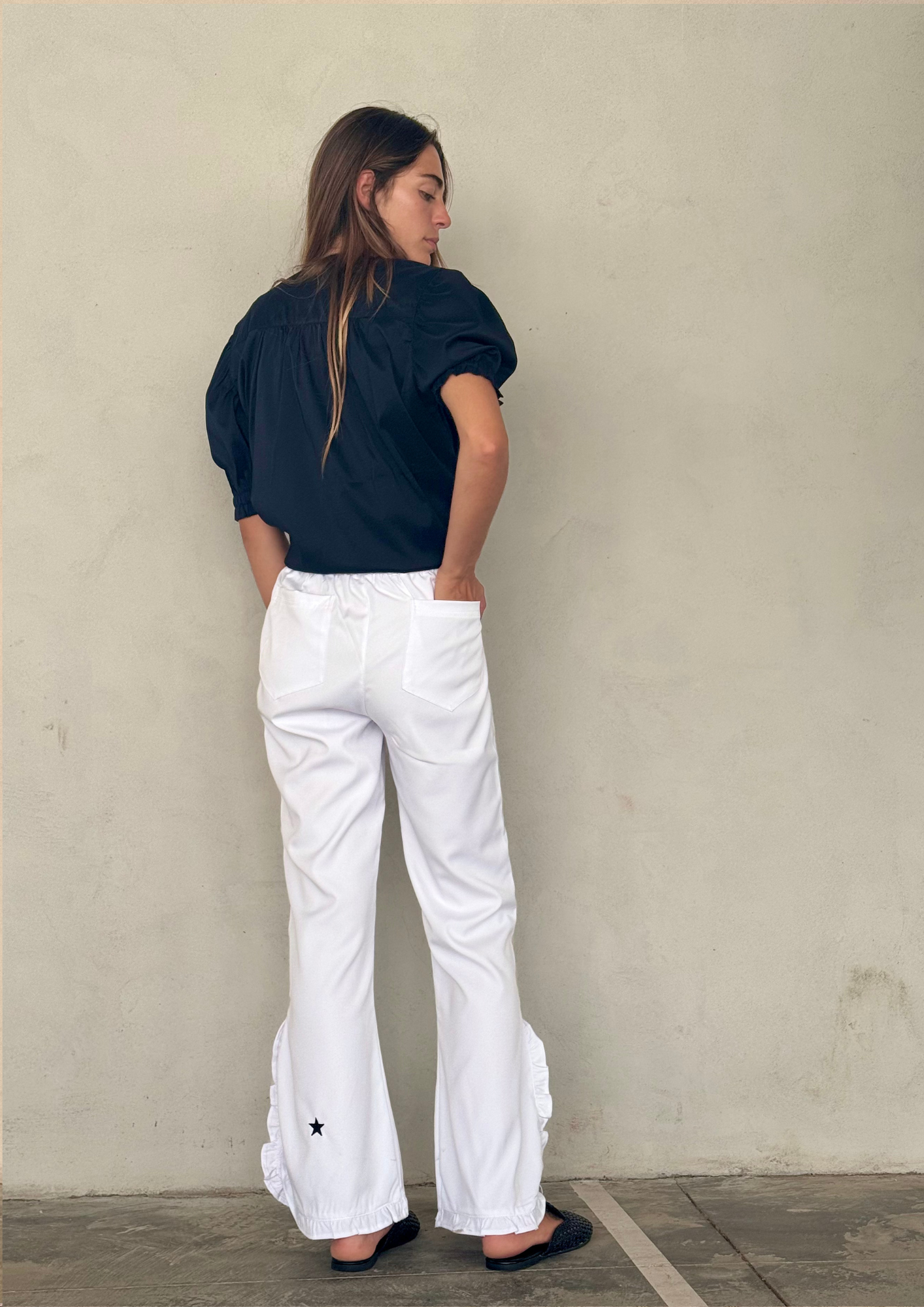 Pantalon Tilo / Blanco