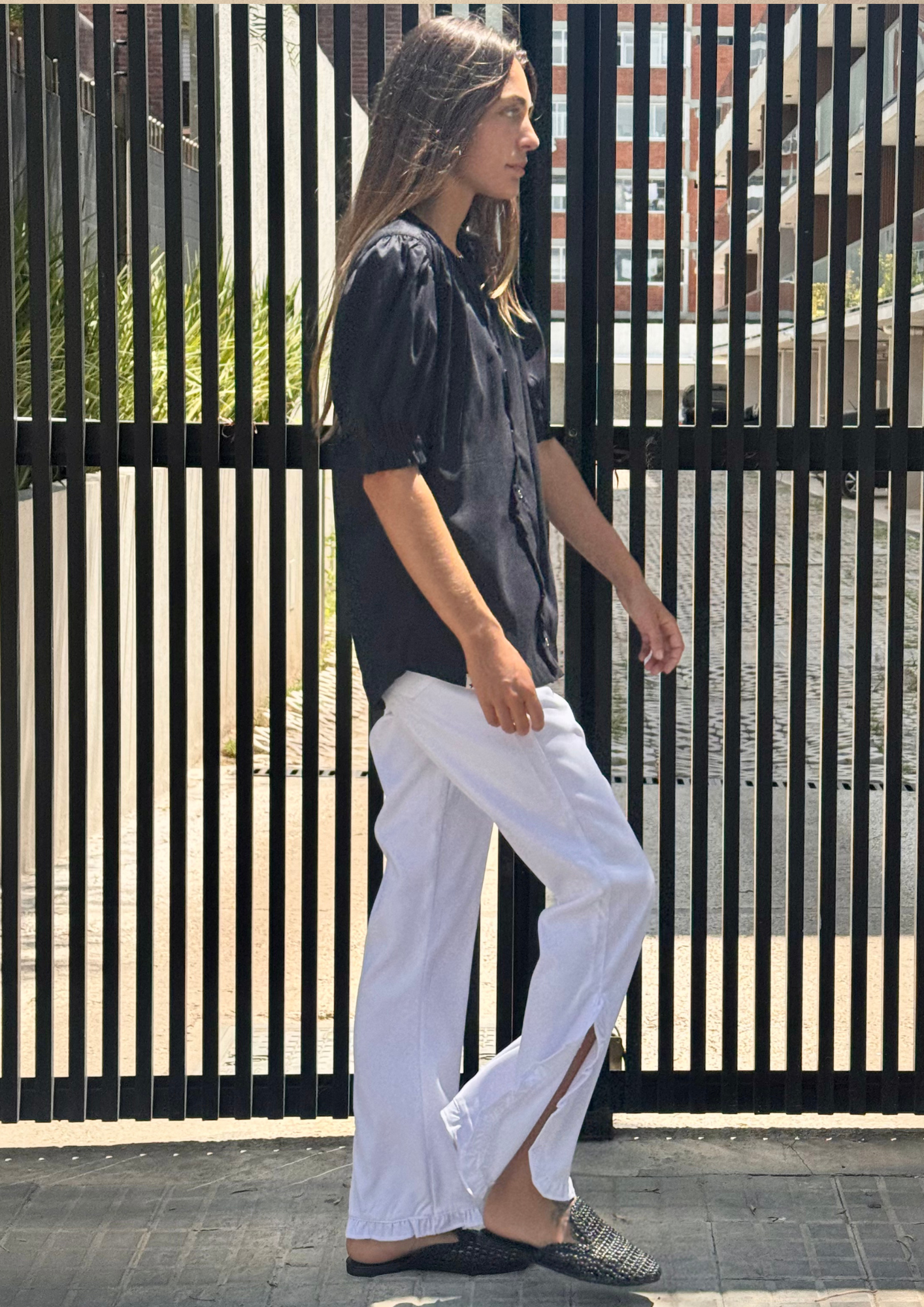 Pantalon Tilo / Blanco