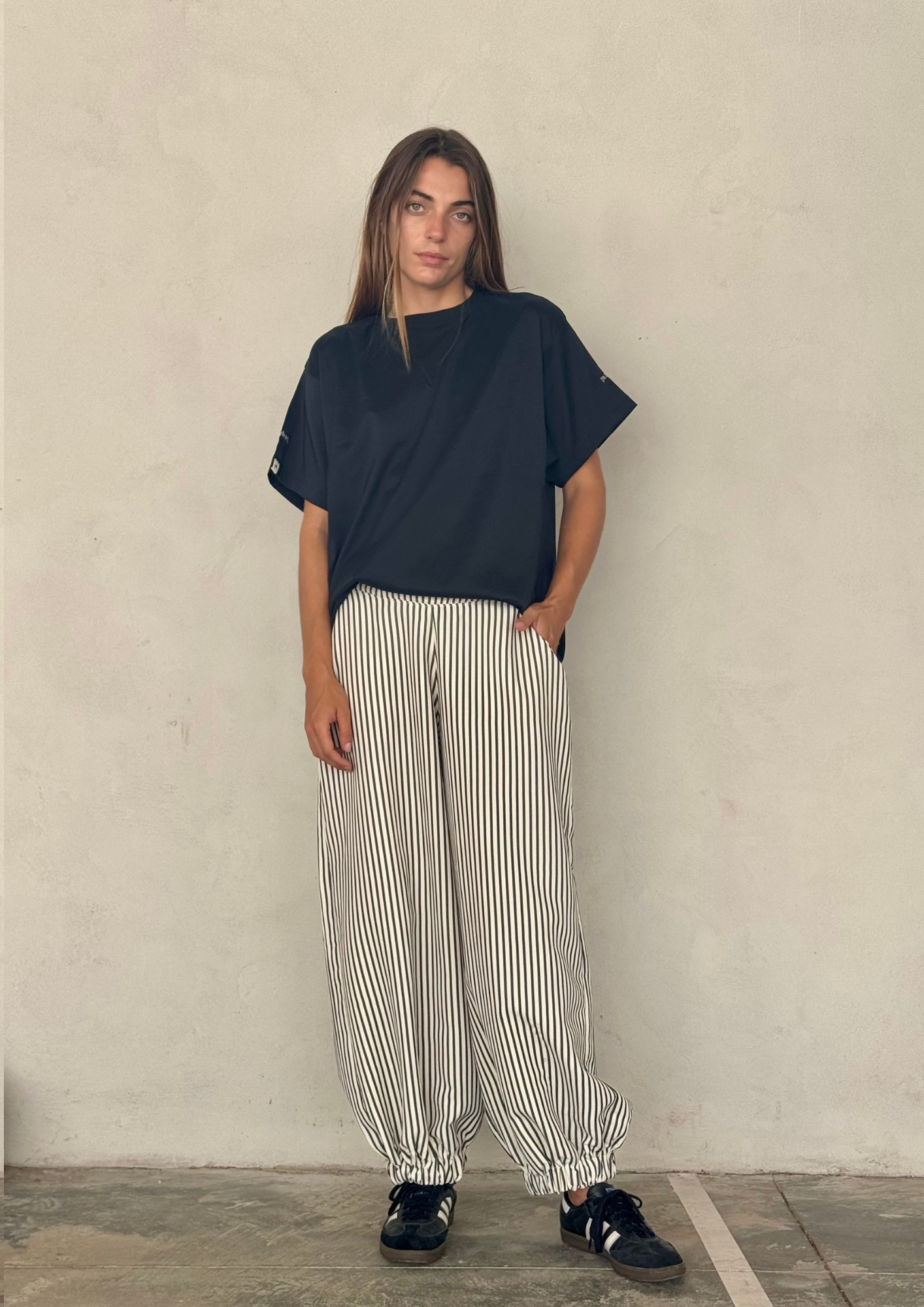 Pantalón Babucha Olmo / Rayado