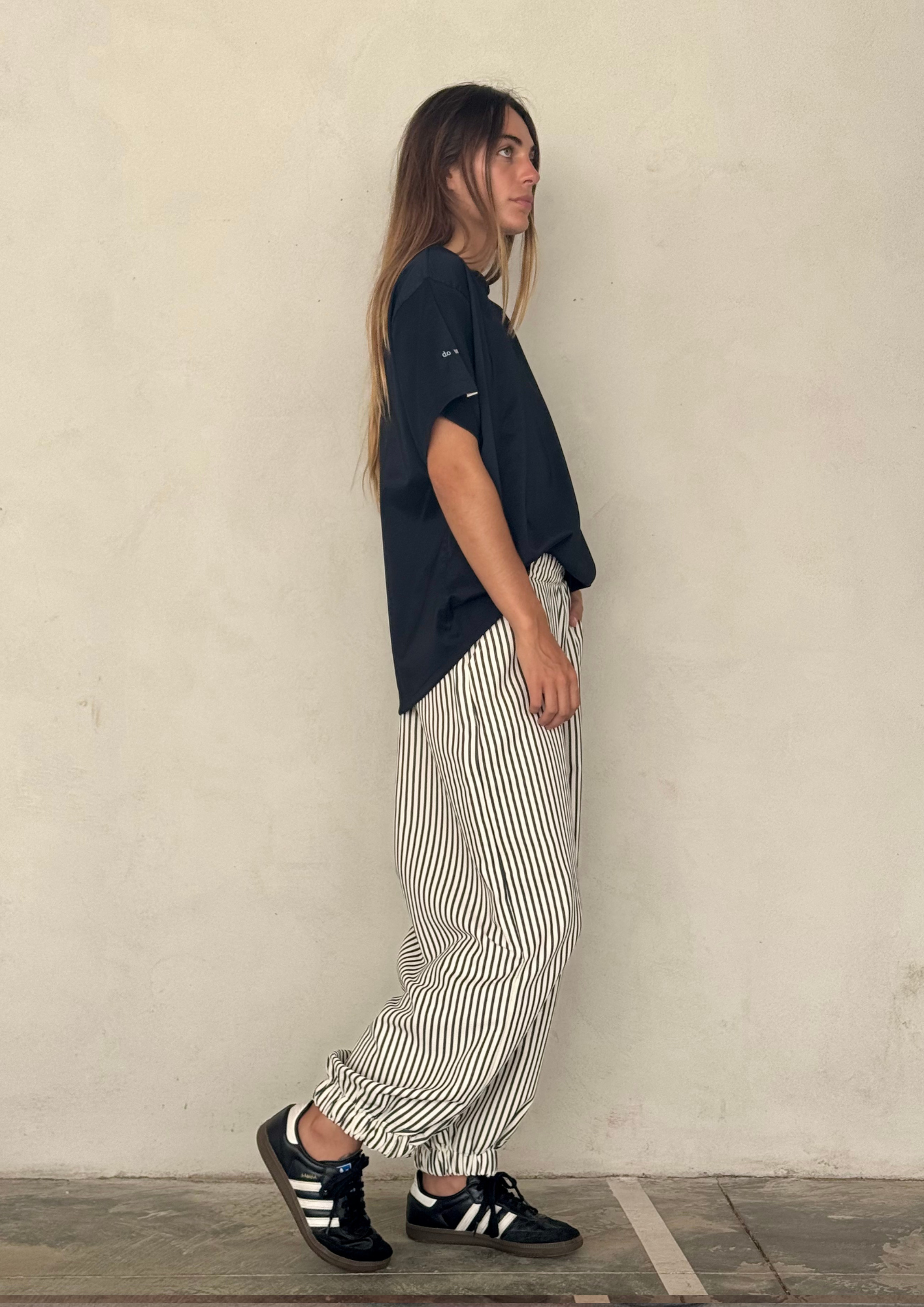 Pantalón Babucha Olmo / Rayado