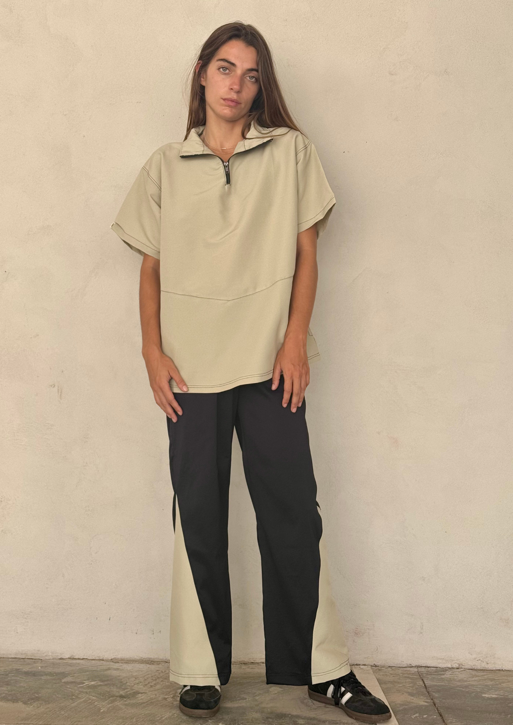Pantalón Ónix / Negro y Beige