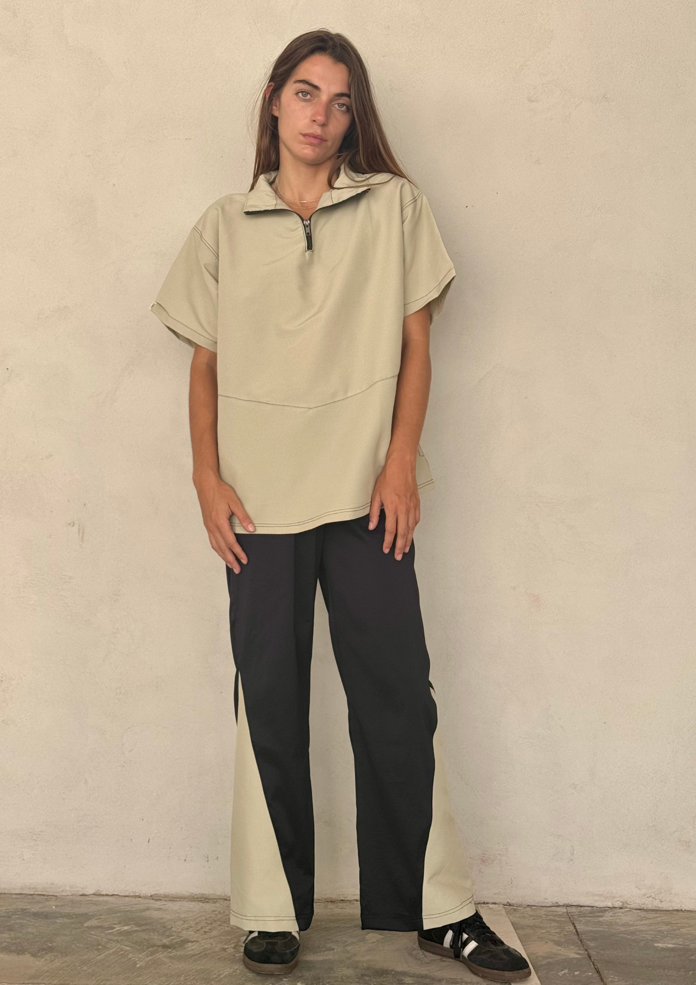 Pantalón Ónix / Negro y Beige