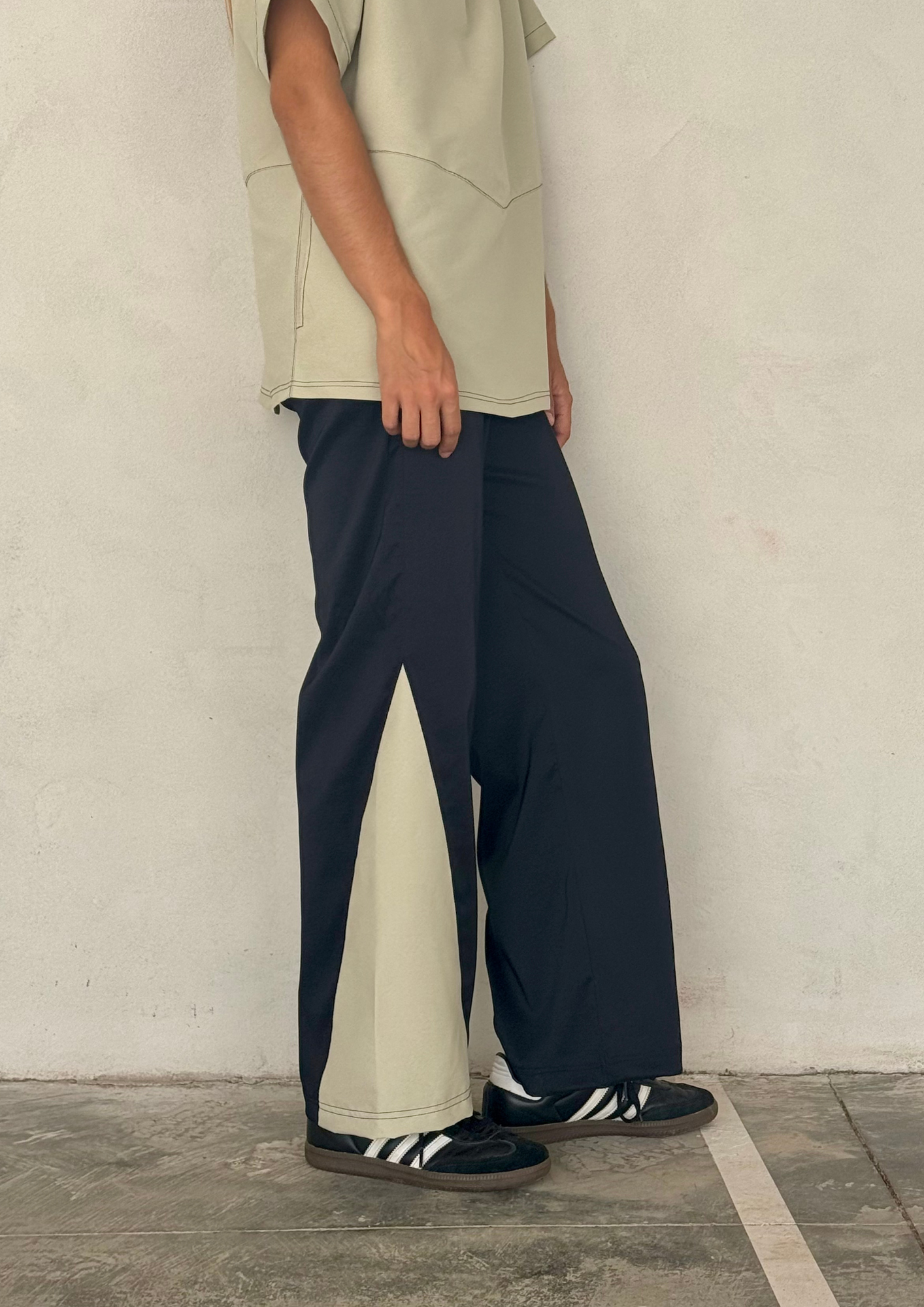 Pantalón Ónix / Negro y Beige
