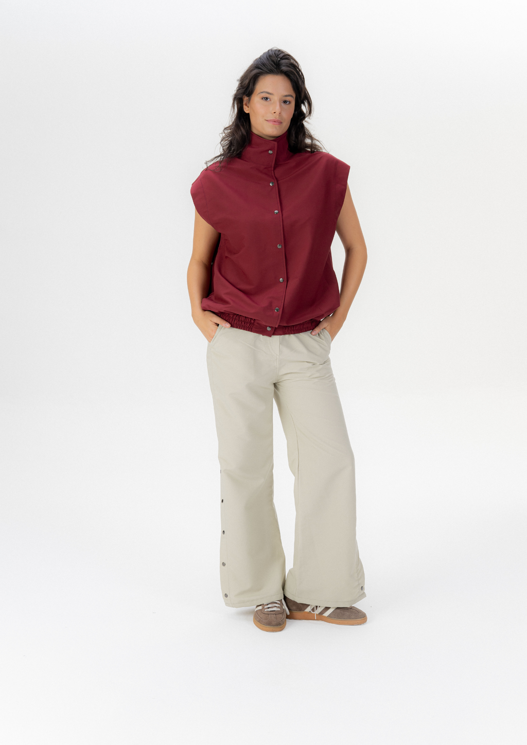Chaleco Jade / Bordo