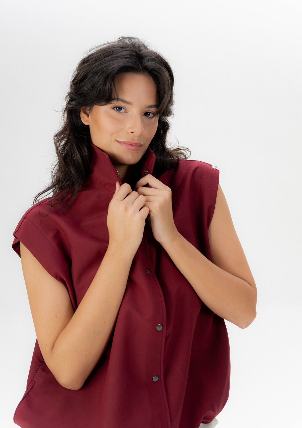 Chaleco Jade / Bordo