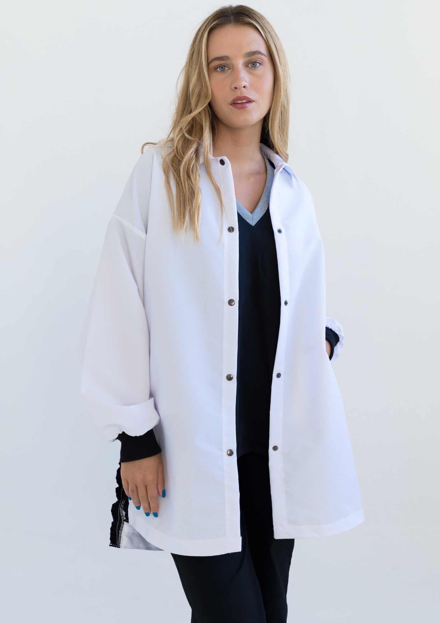 Túnica Margarita / Blanco y Negro