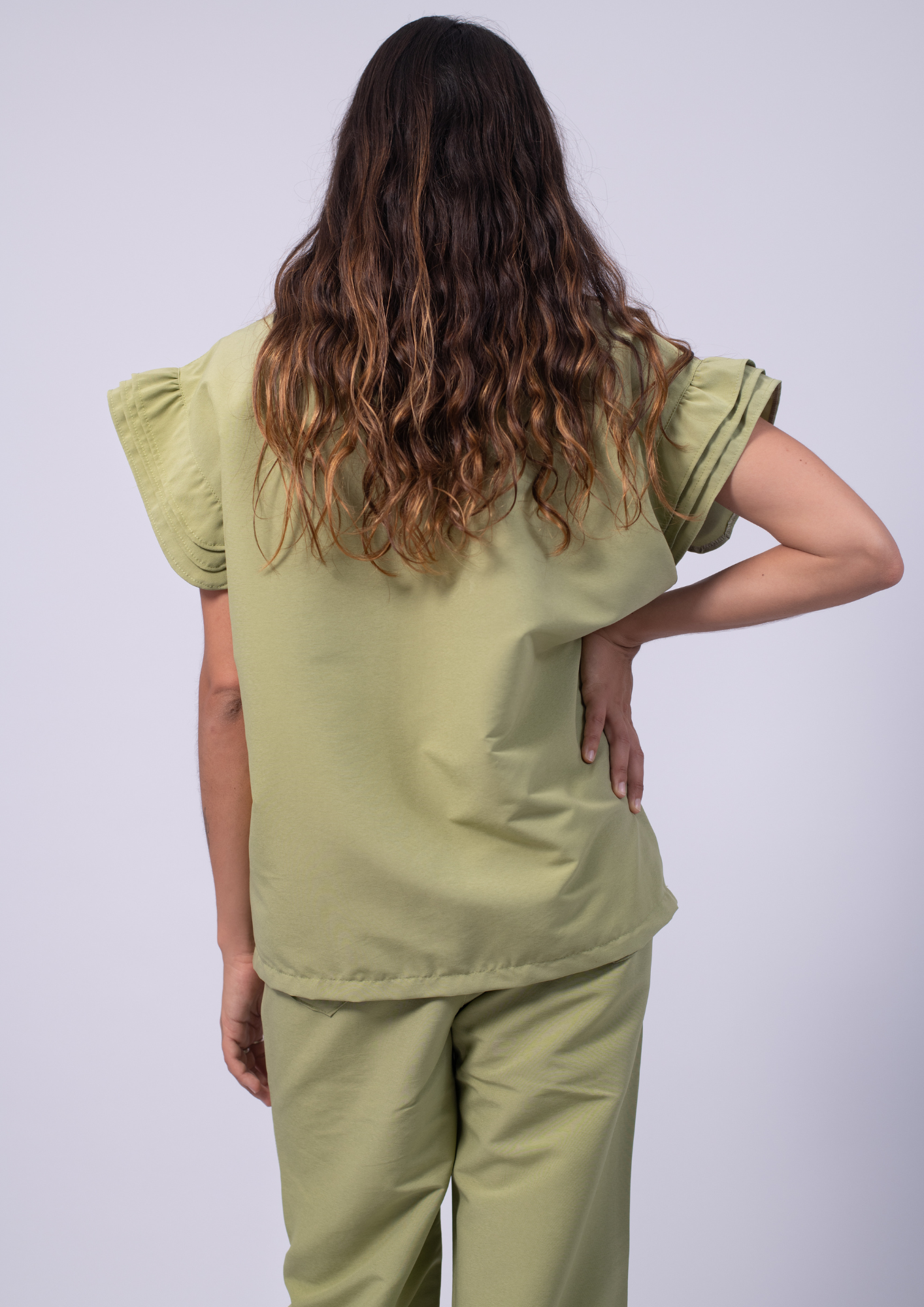 Casaca Flora / Pistacho