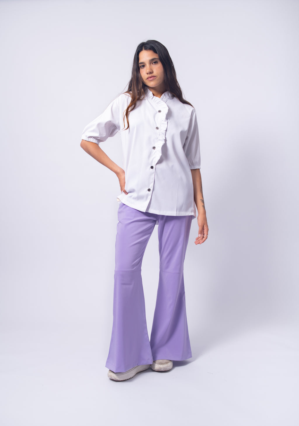 Pantalón Olivo / Lila