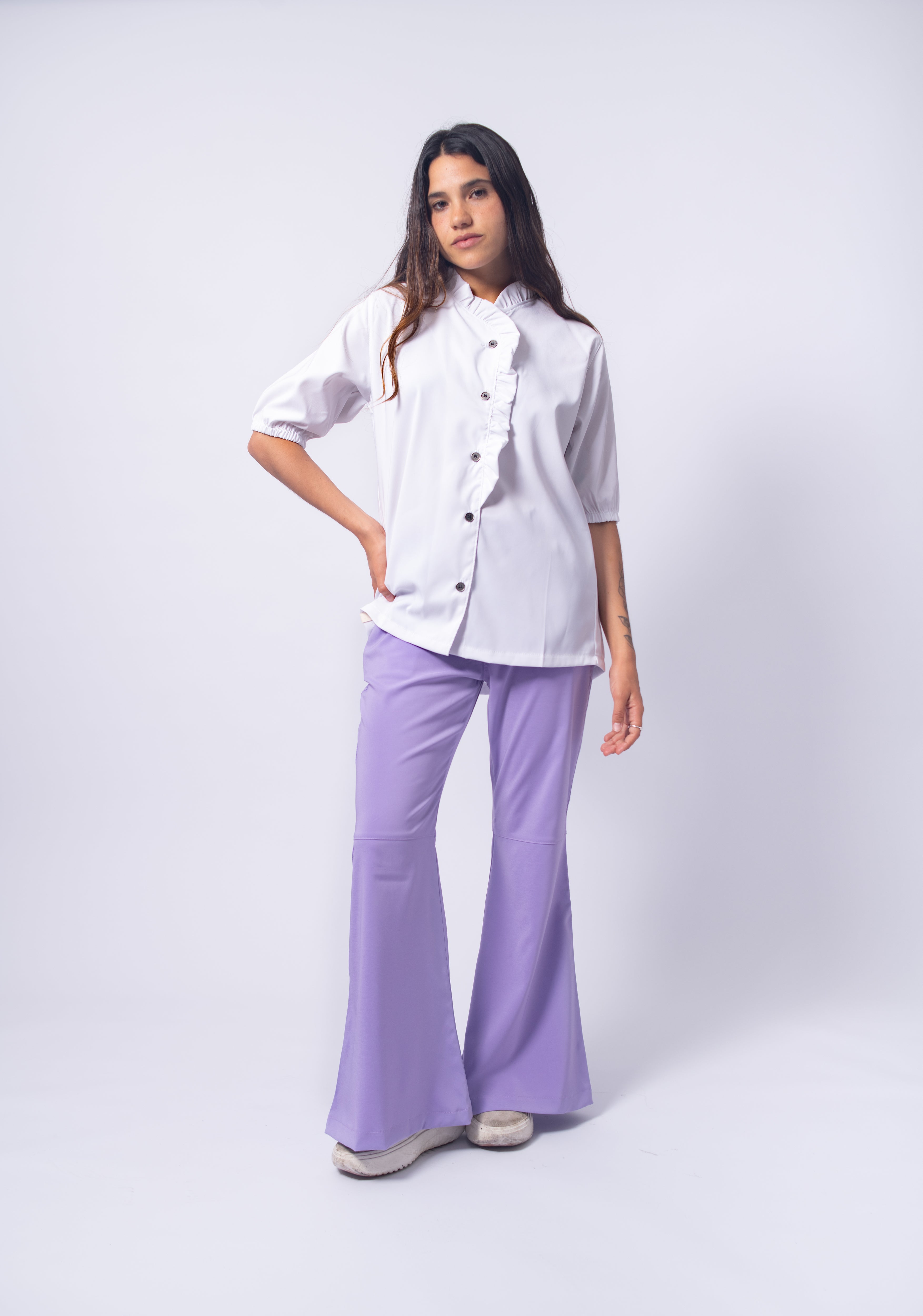 Pantalón Olivo / Lila