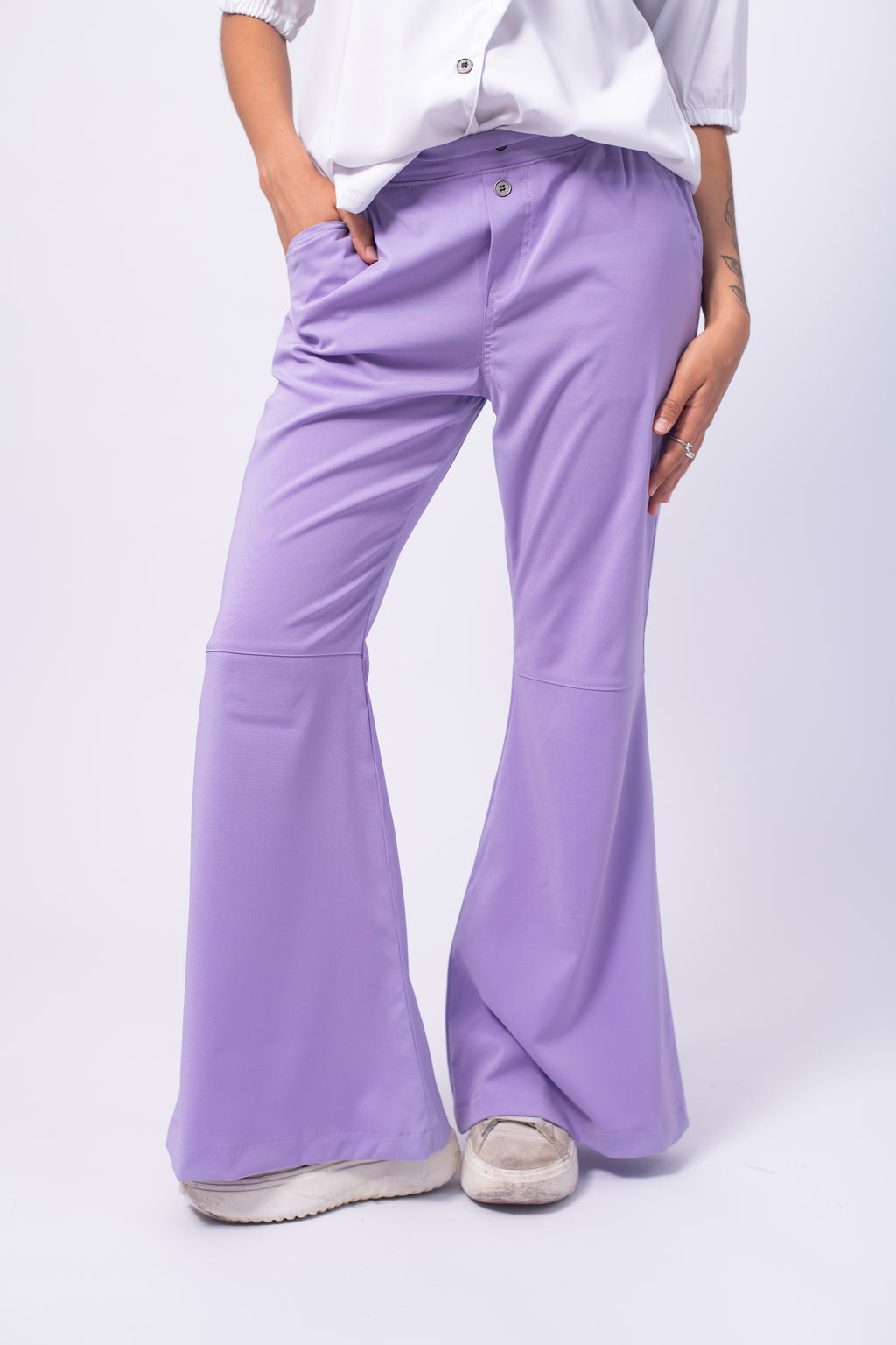 Pantalón Olivo / Lila