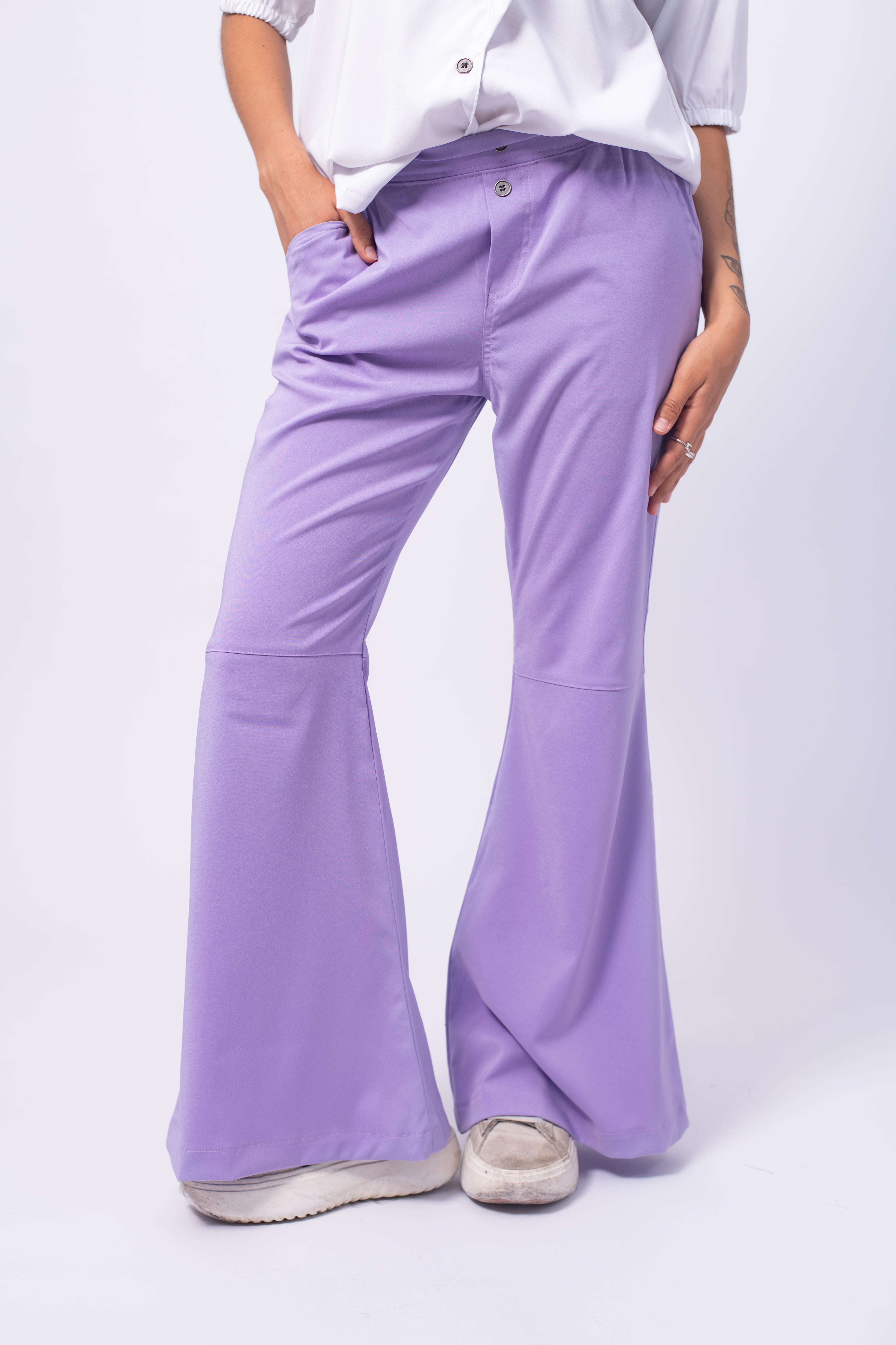 Pantalón Olivo / Lila