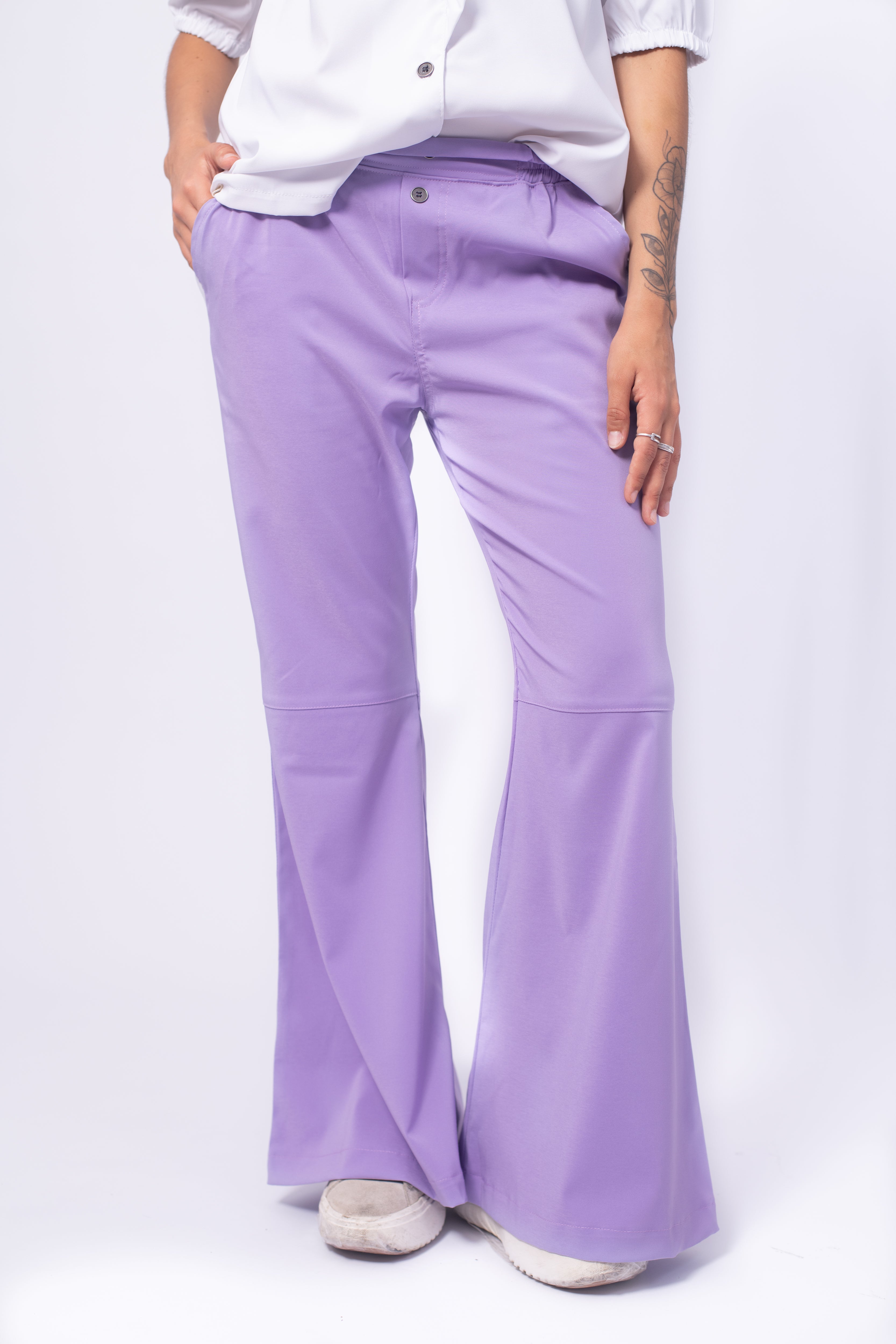 Pantalón Olivo / Lila