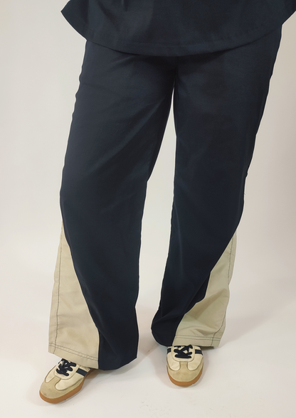 PANTALÓN ÓNIX MATERNAL / NEGRO Y BEIGE