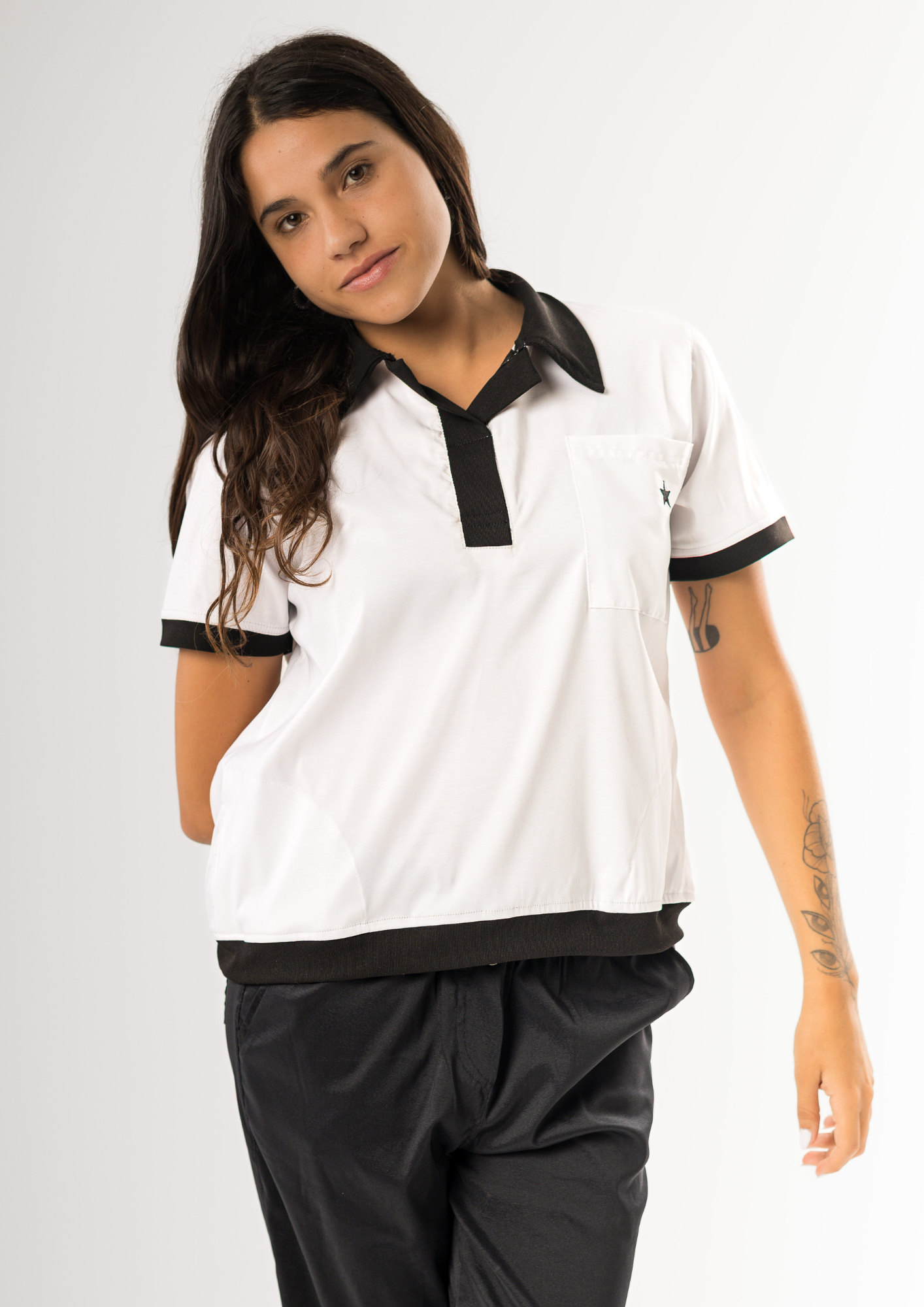 Casaca Uma / Negro y Blanco