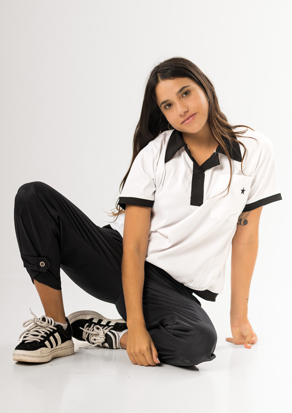 Casaca Uma / Negro y Blanco