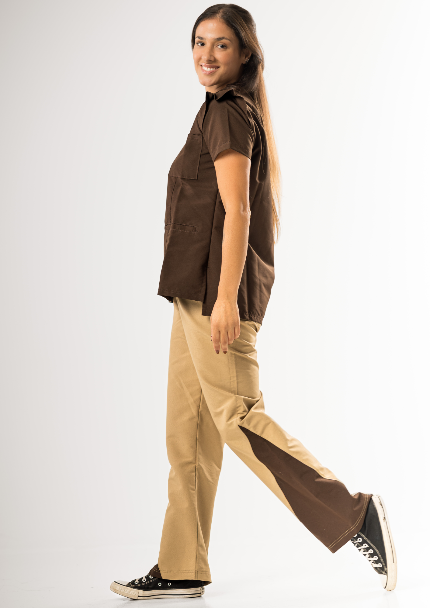 Pantalón Ónix / Camel y Marrón