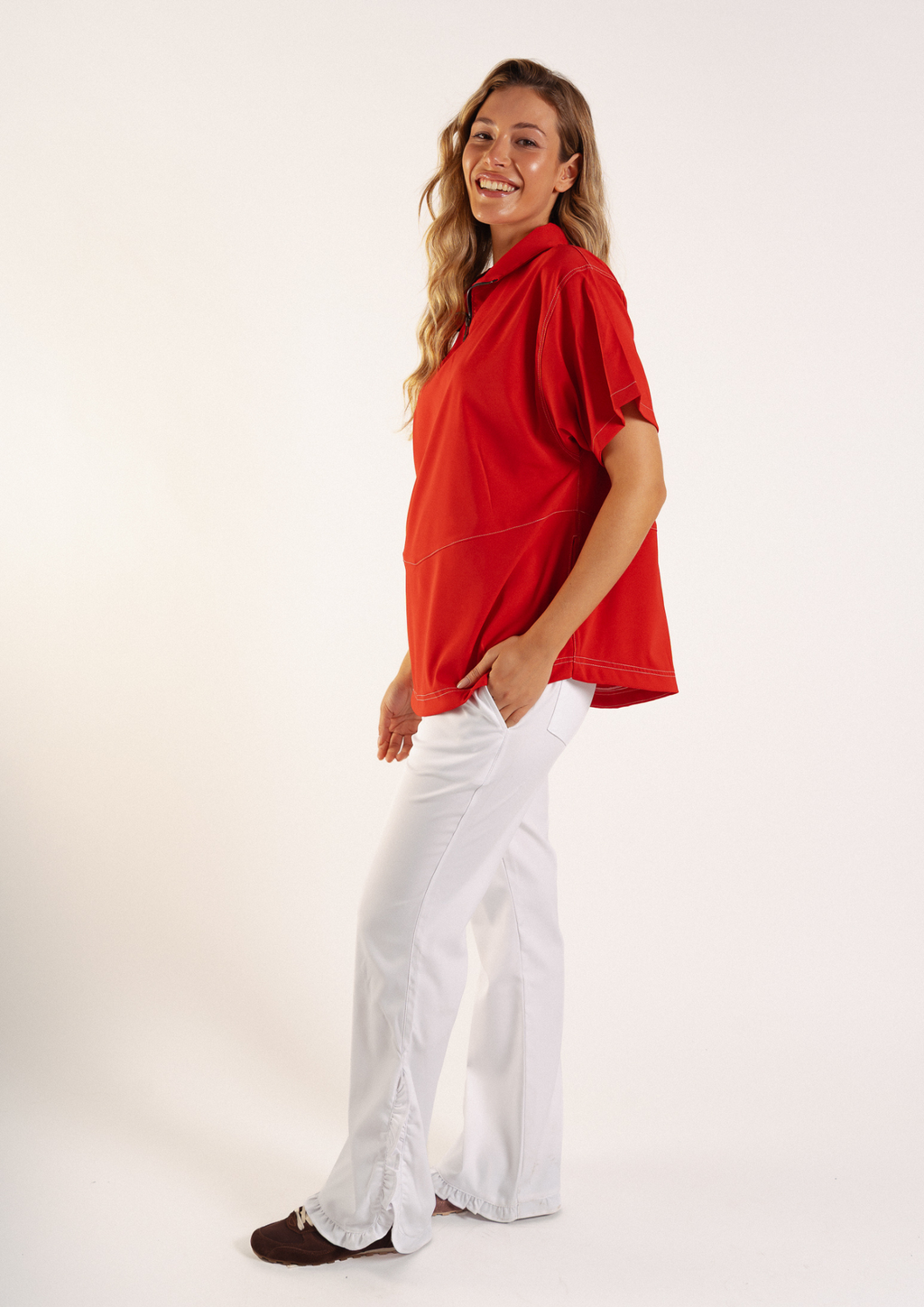 Pantalon Tilo / Blanco