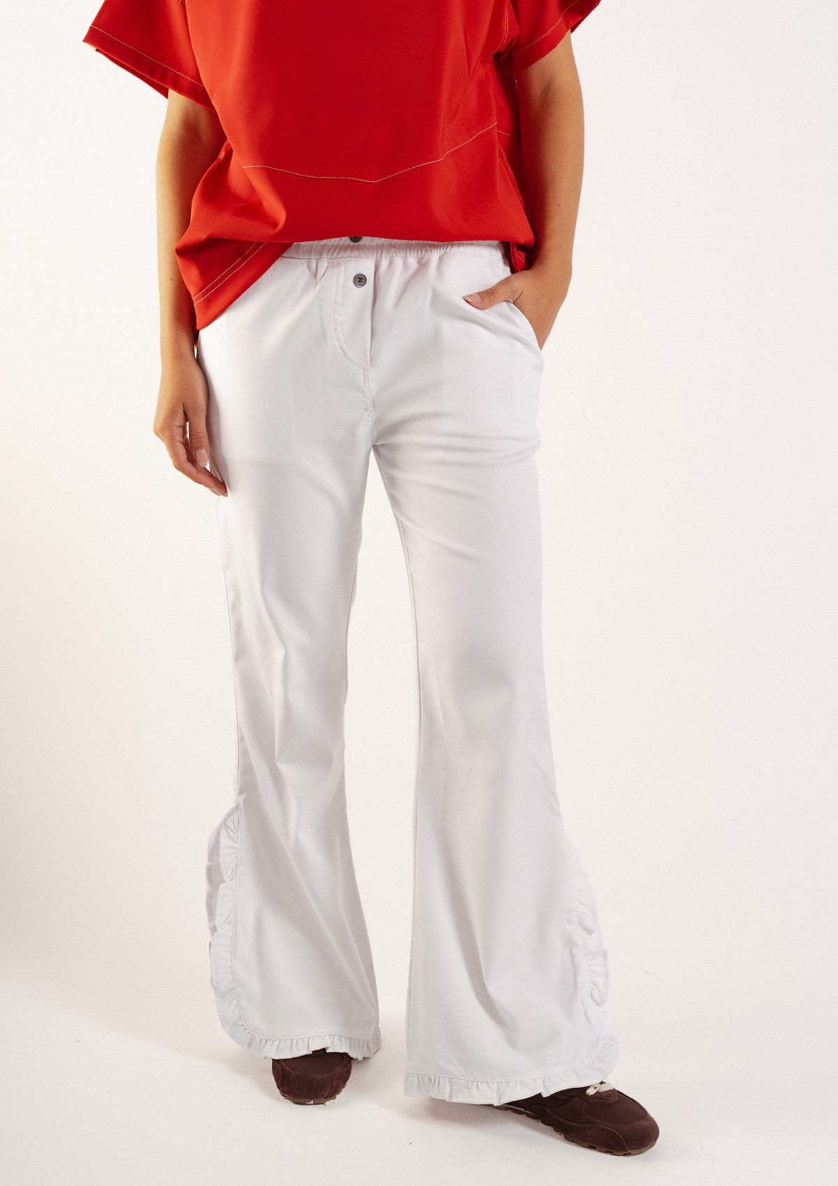 Pantalon Tilo / Blanco
