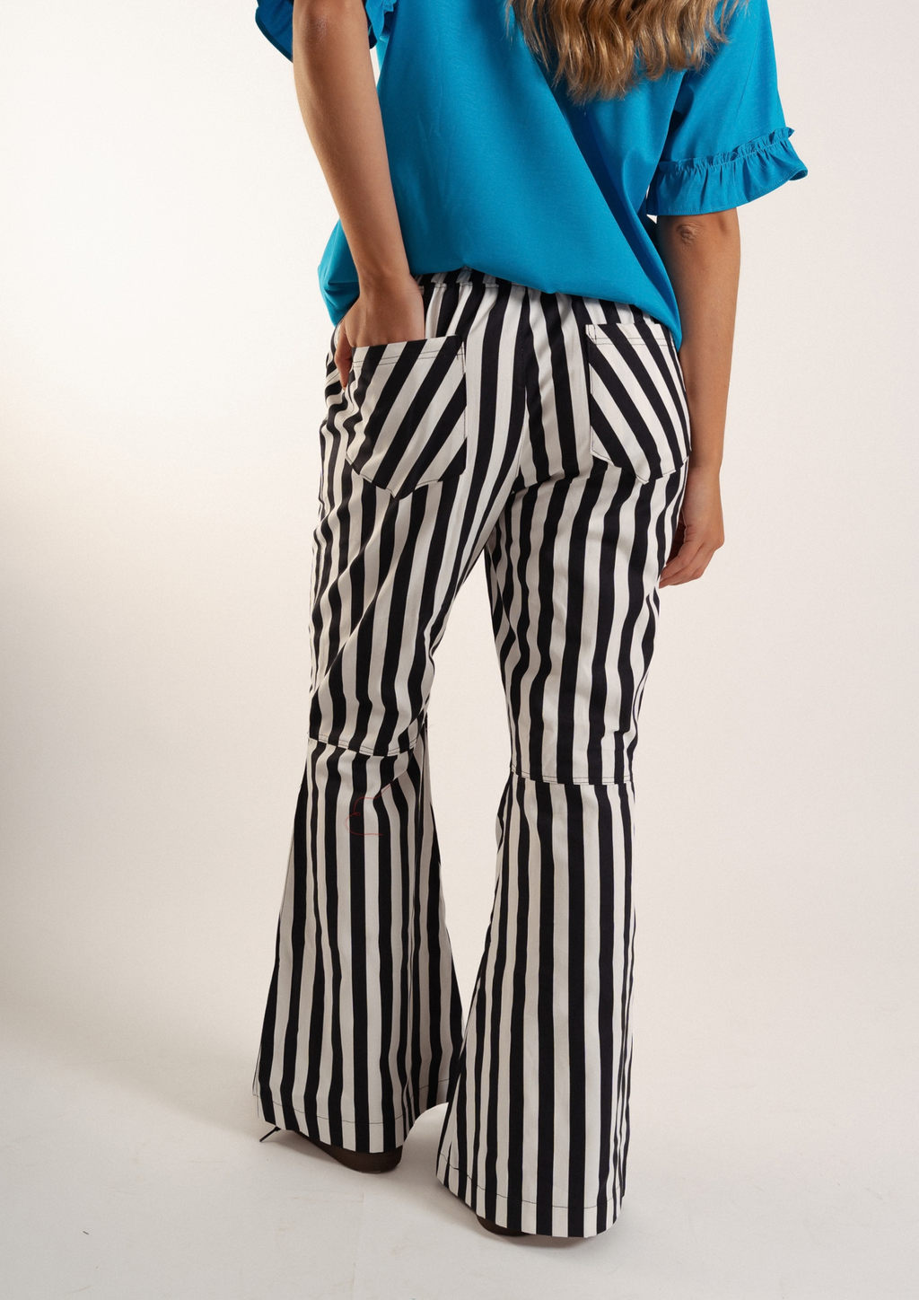 Pantalón Olivo / Rayado
