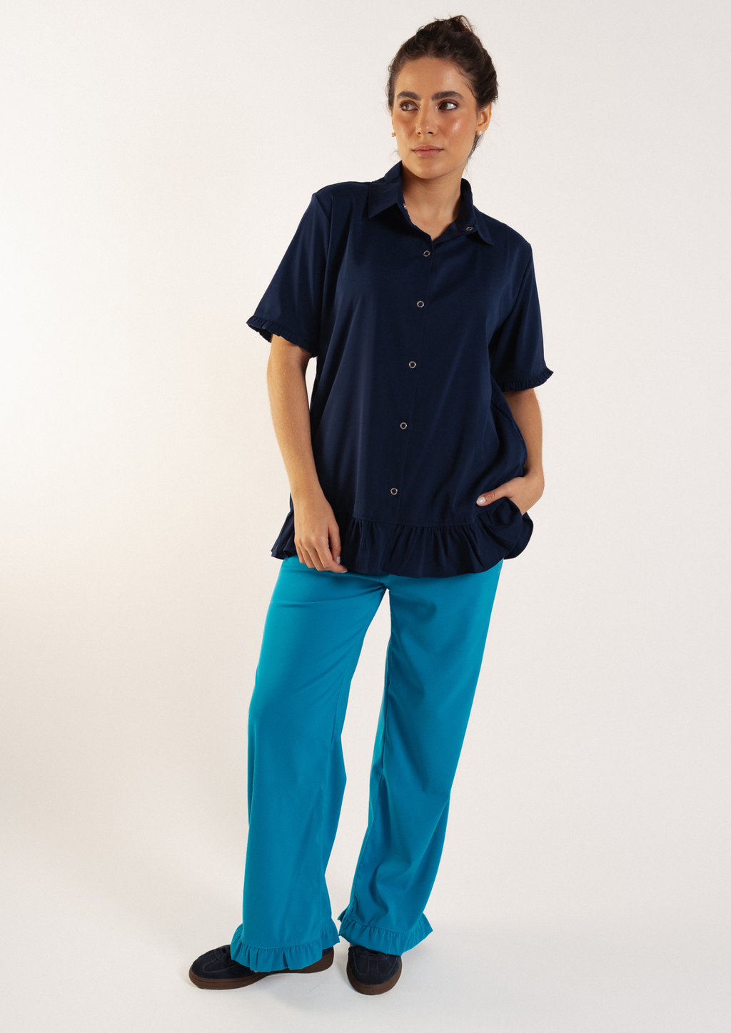 Pantalón Camelia / Turquesa