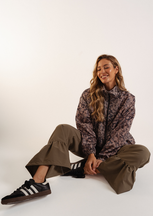 Campera Malva Camuflada