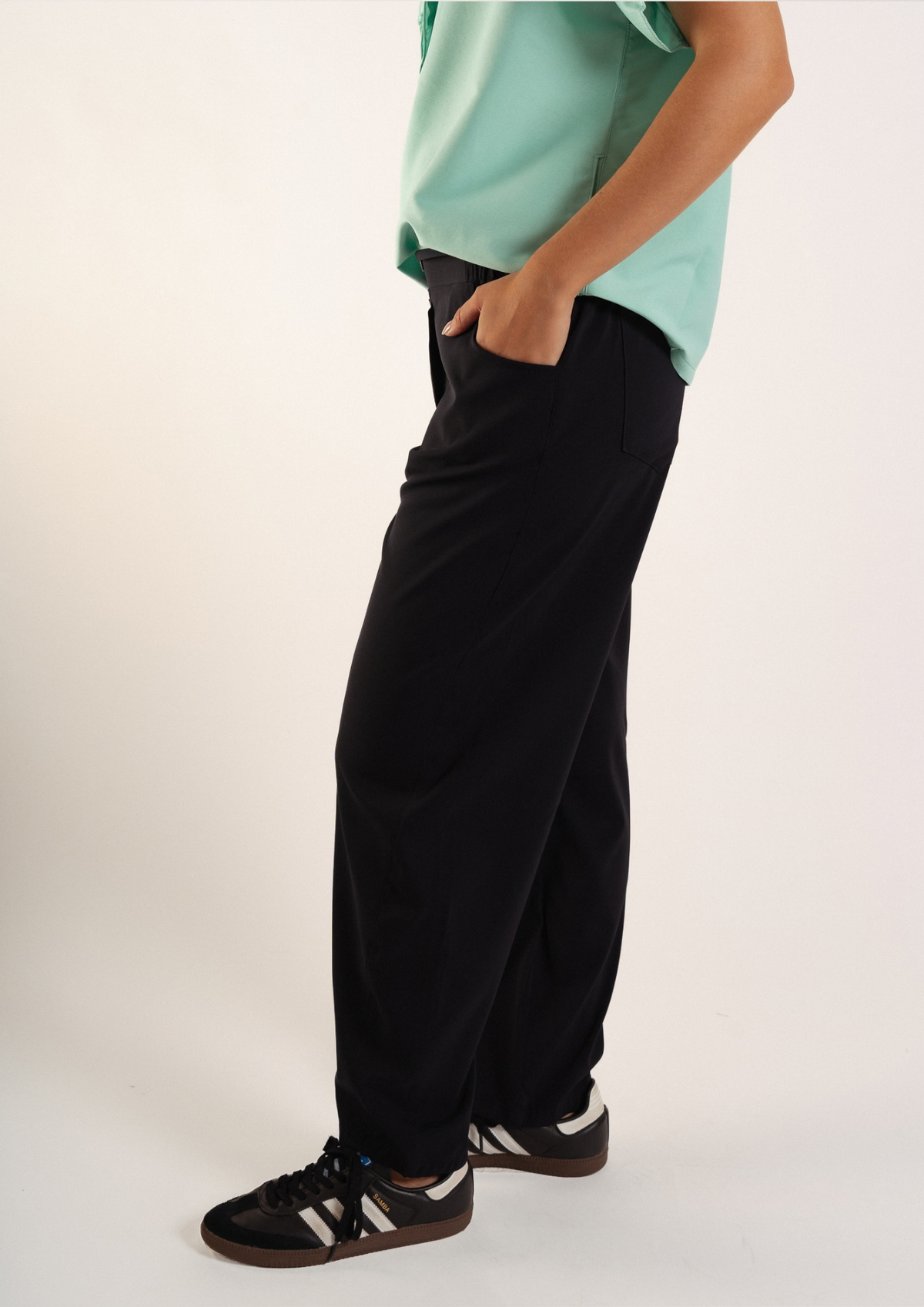Pantalón Barrel / Negro