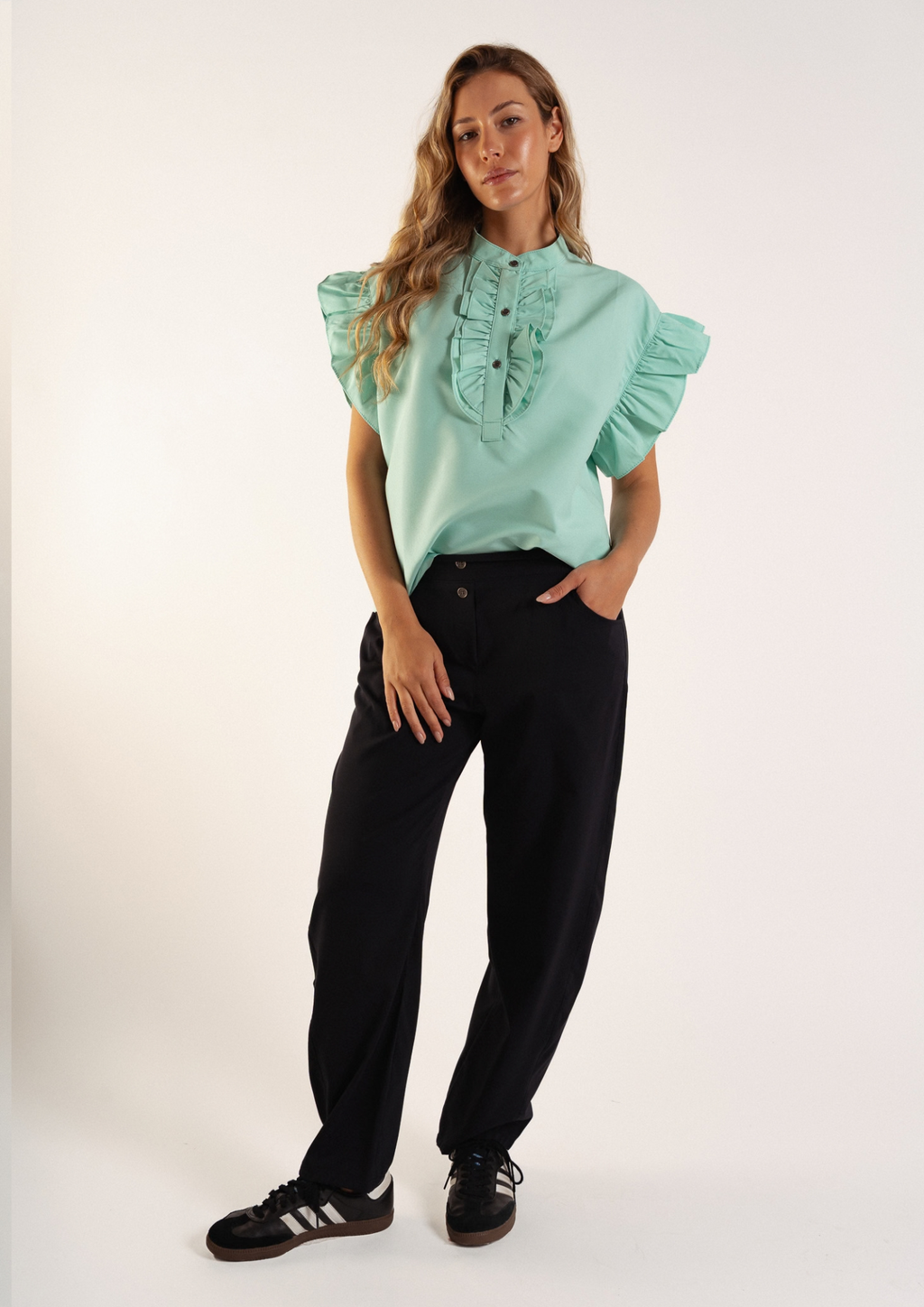 Pantalón Barrel / Negro