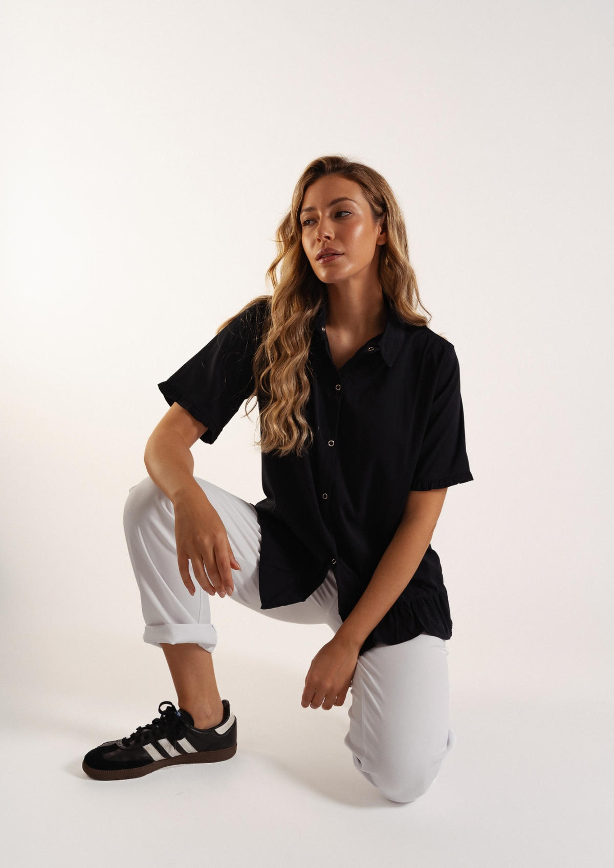 Casaca Kasuri / Negro