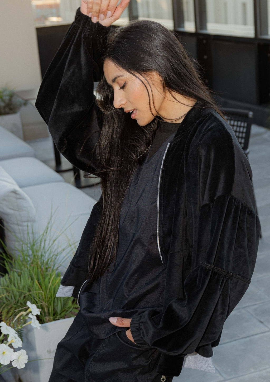 Campera Senda / Negro