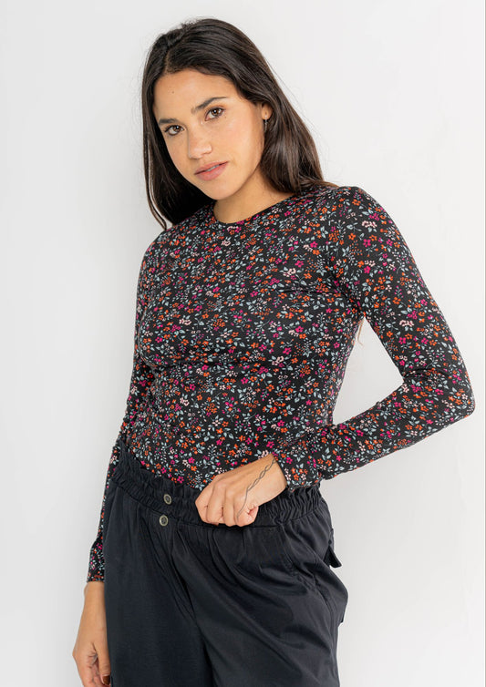 REMERA TÉRMICA MUST / ESTAMPADA FLORES