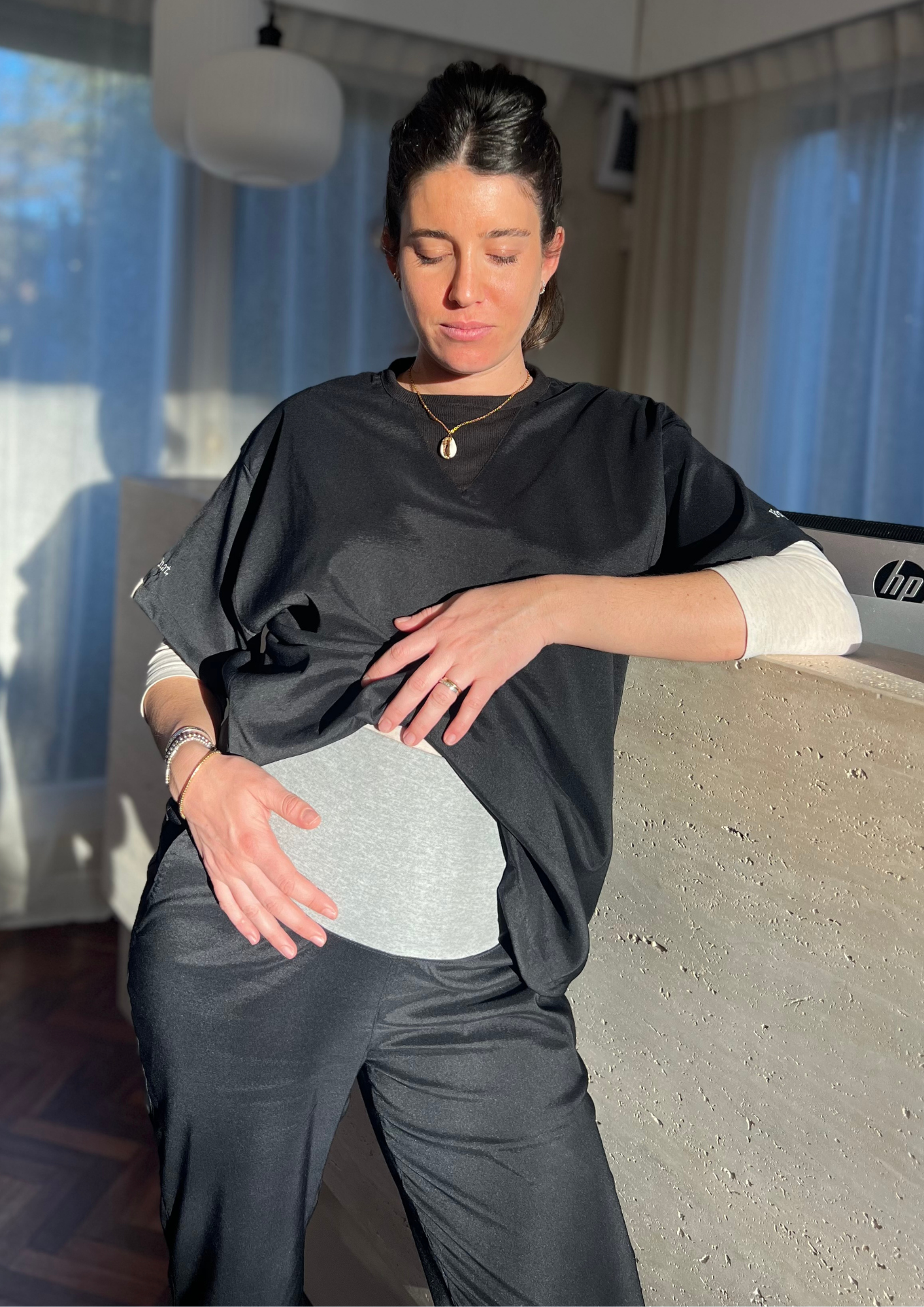 Pantalón Apolo Maternal / Negro